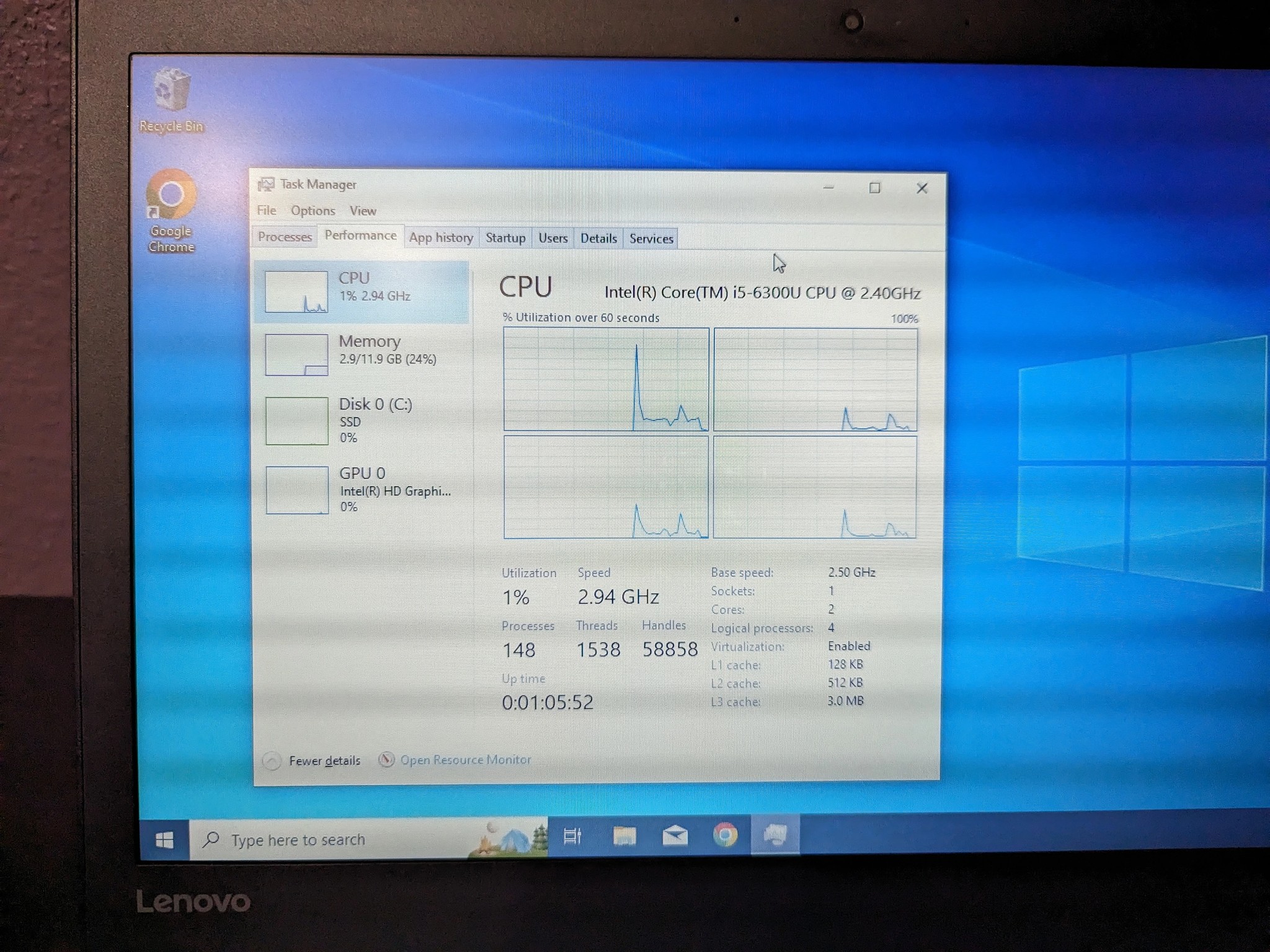 Lenovo Thinkpad T470 14" Laptop | i5, 12GB, 512GB SSD