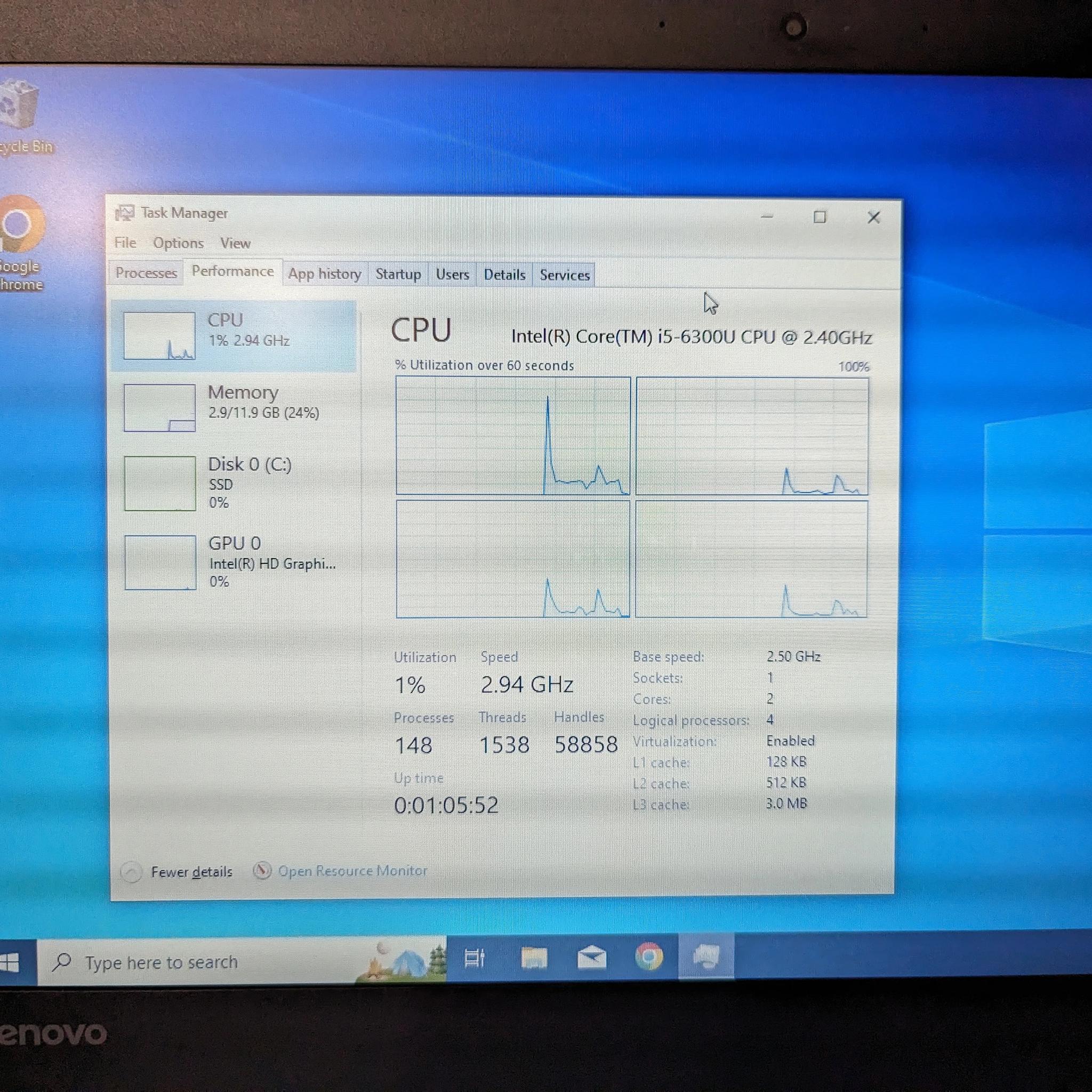 Lenovo Thinkpad T470 14" Laptop | i5, 12GB, 512GB SSD