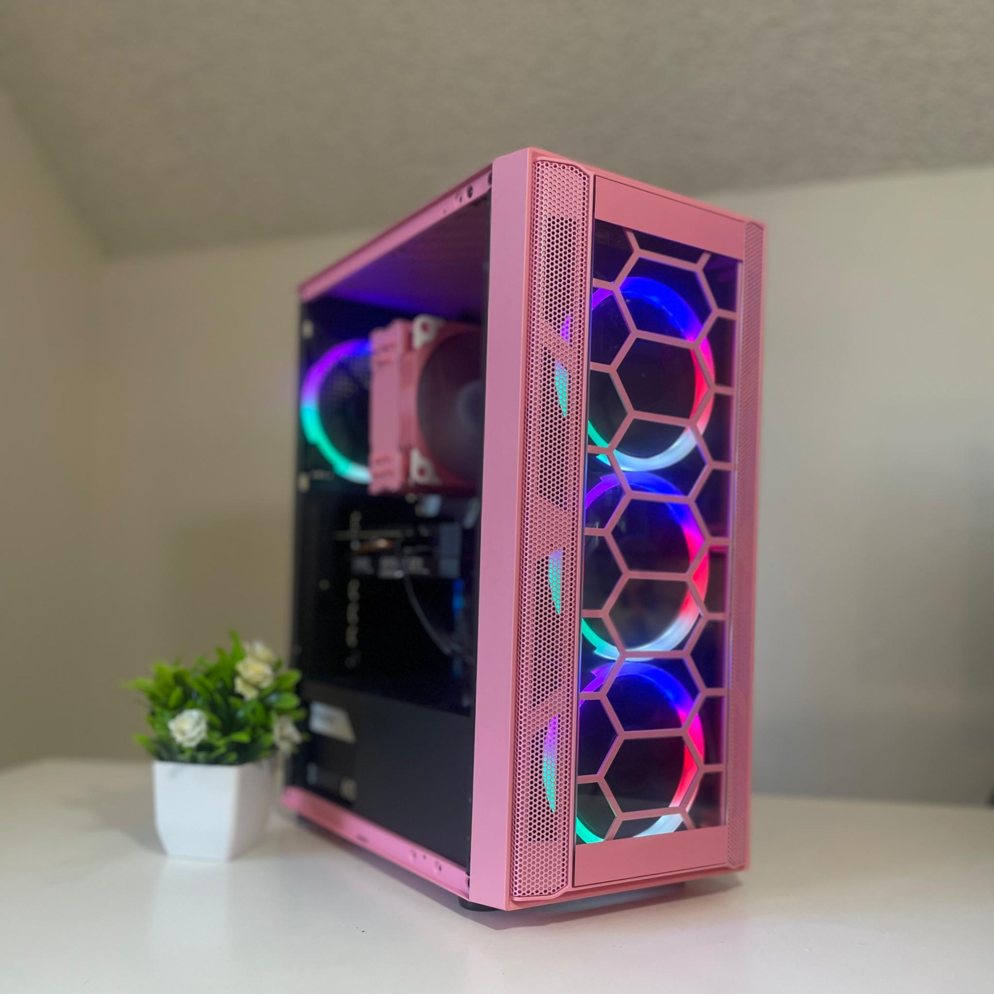 Pretty Pink PC 🌸 Intel I5 , 1660 Super 6GB , 512 GB NVME , 16 GB RAM