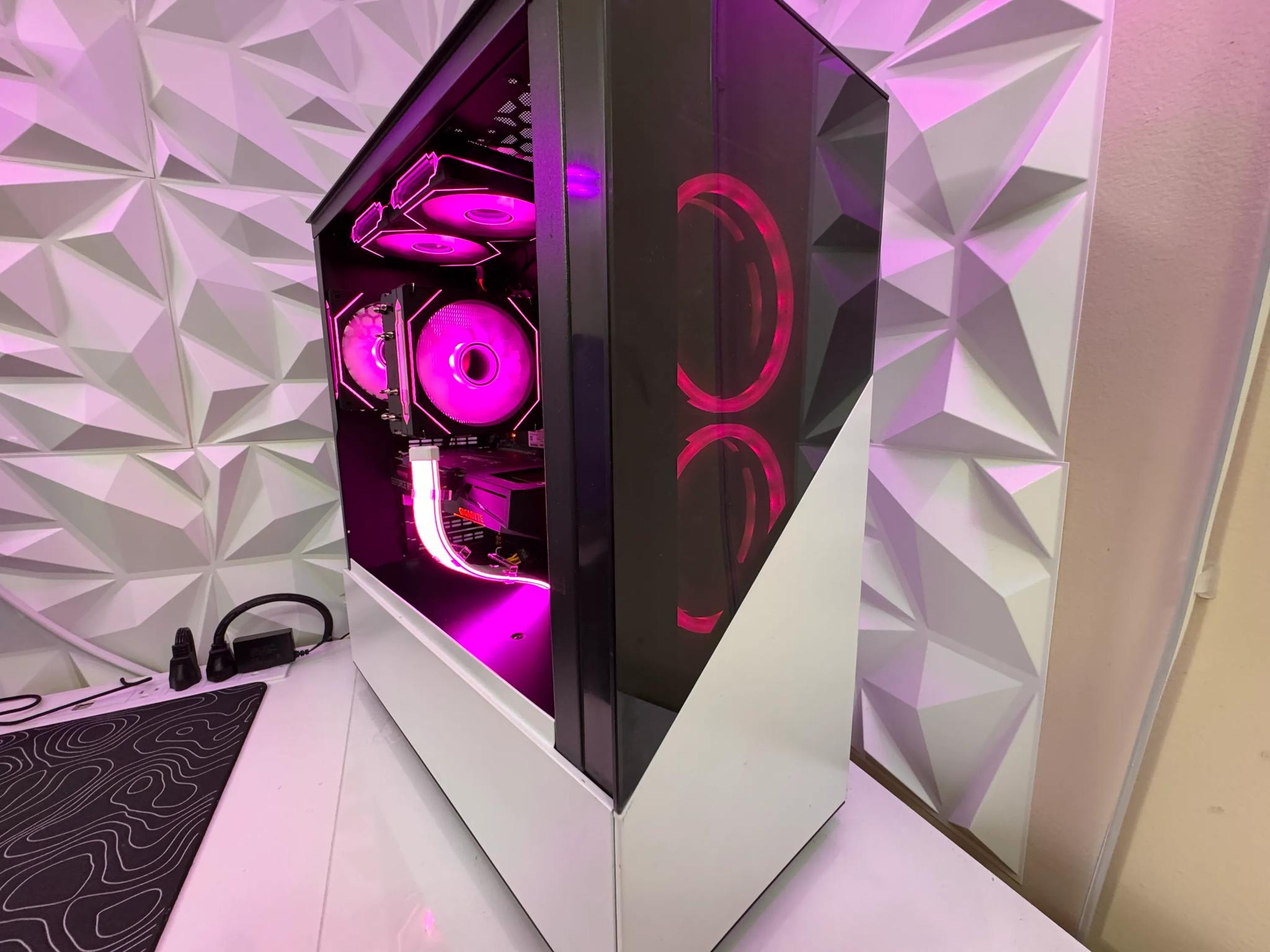 🩷🤍 Pure Aesthetic Gaming PC | i9-9900K | RTX 3060 Ti | 32GB RAM | 1TB SSD