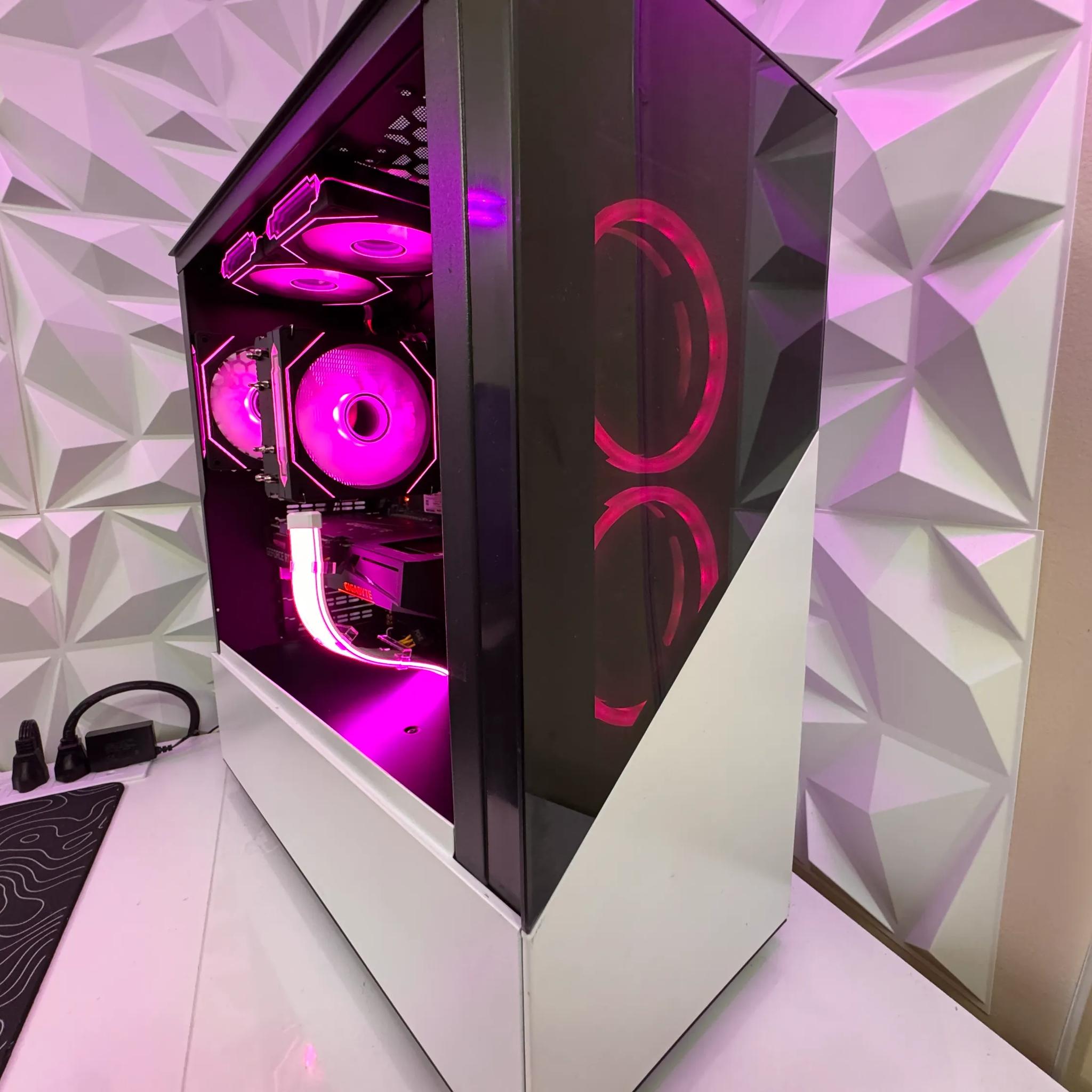 🩷🤍 Pure Aesthetic Gaming PC | i9-9900K | RTX 3060 Ti | 32GB RAM | 1TB SSD