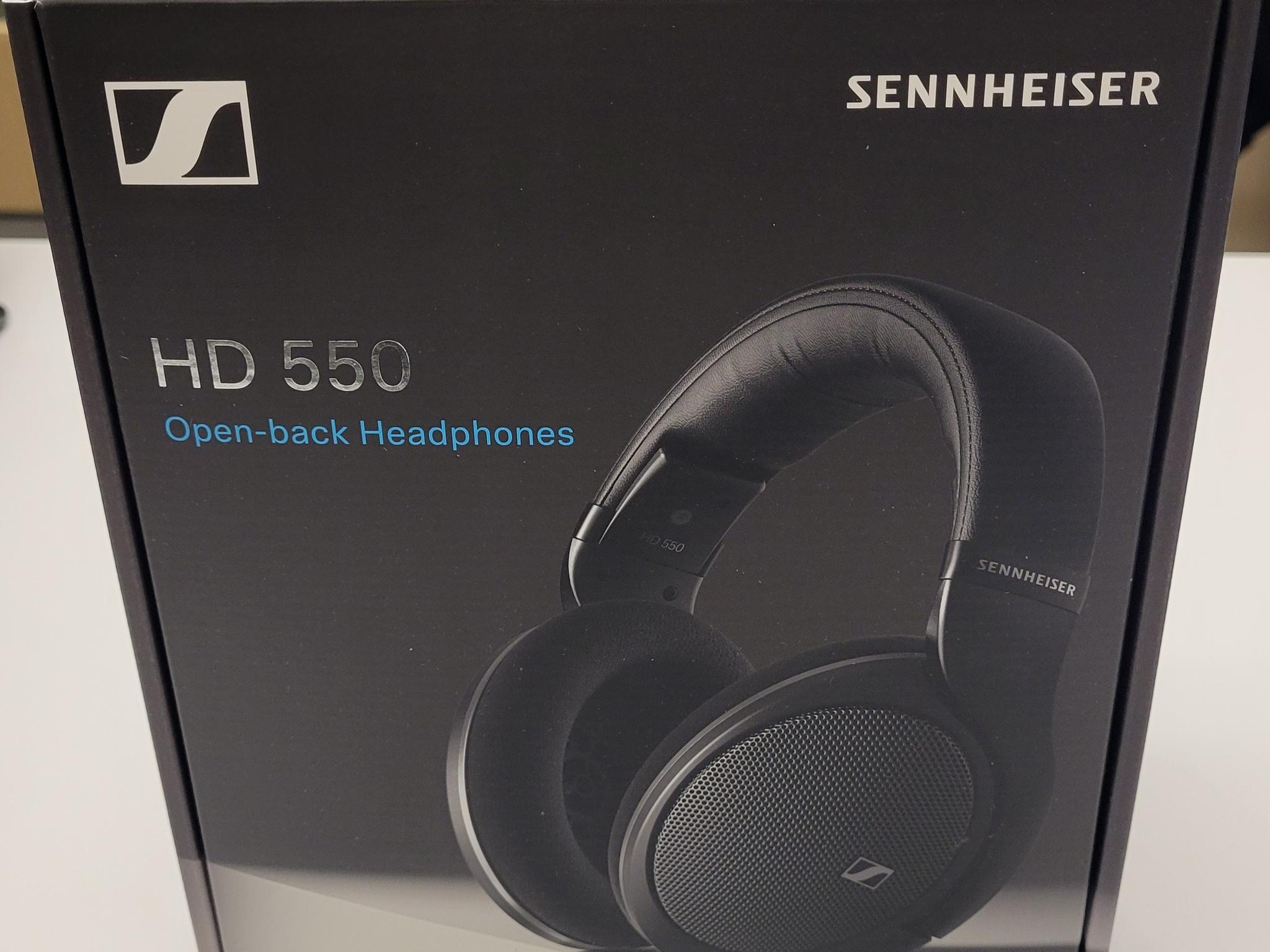 Sennheiser HD 550 Open-Back Audiophile Headphones, NEW UNOPENED