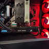The RED MONSTER 2 1080p gaming pc GTX 1080 SEAHAWK and Ryzen 7 1700X