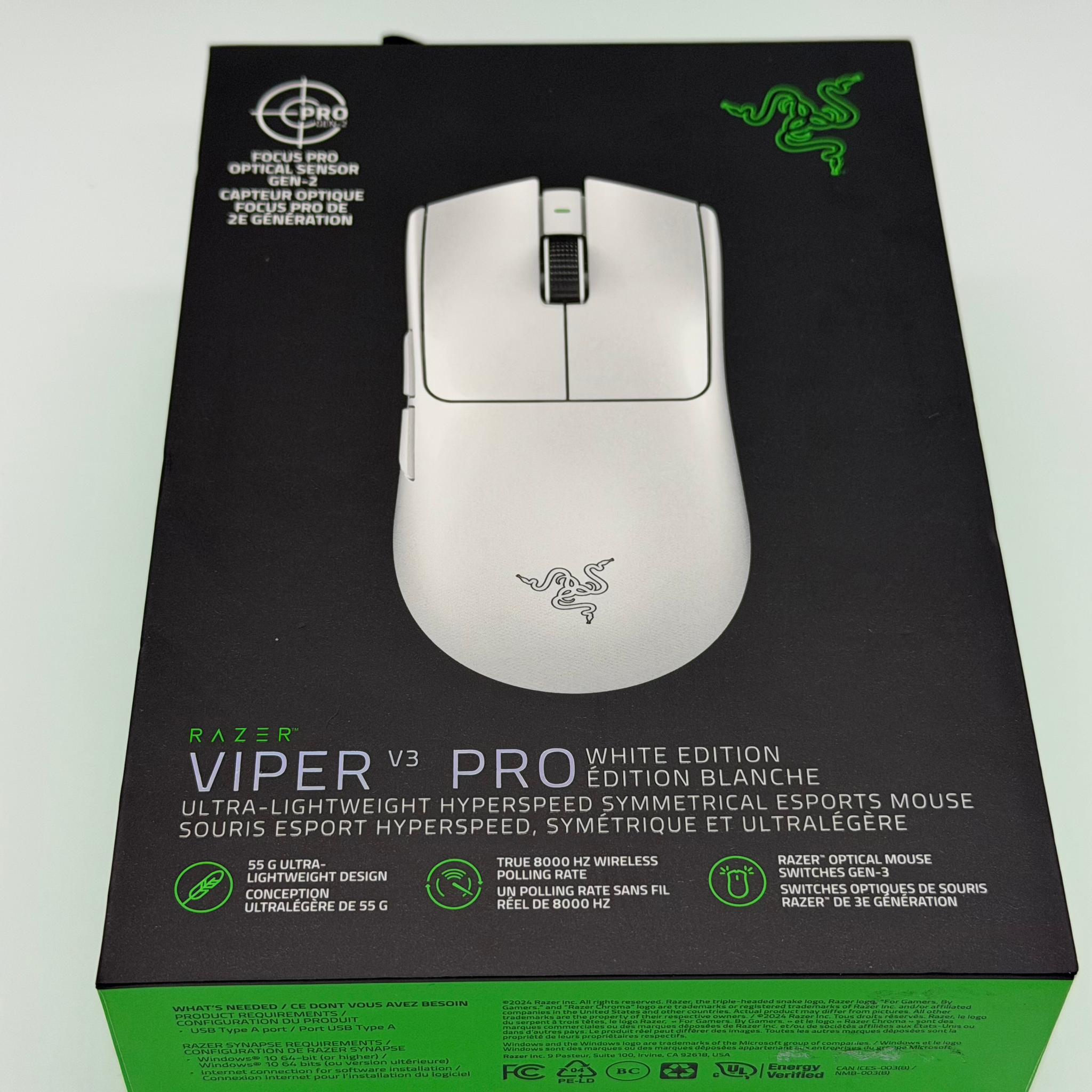 Razer Viper V3 Pro White Edition Gen-3