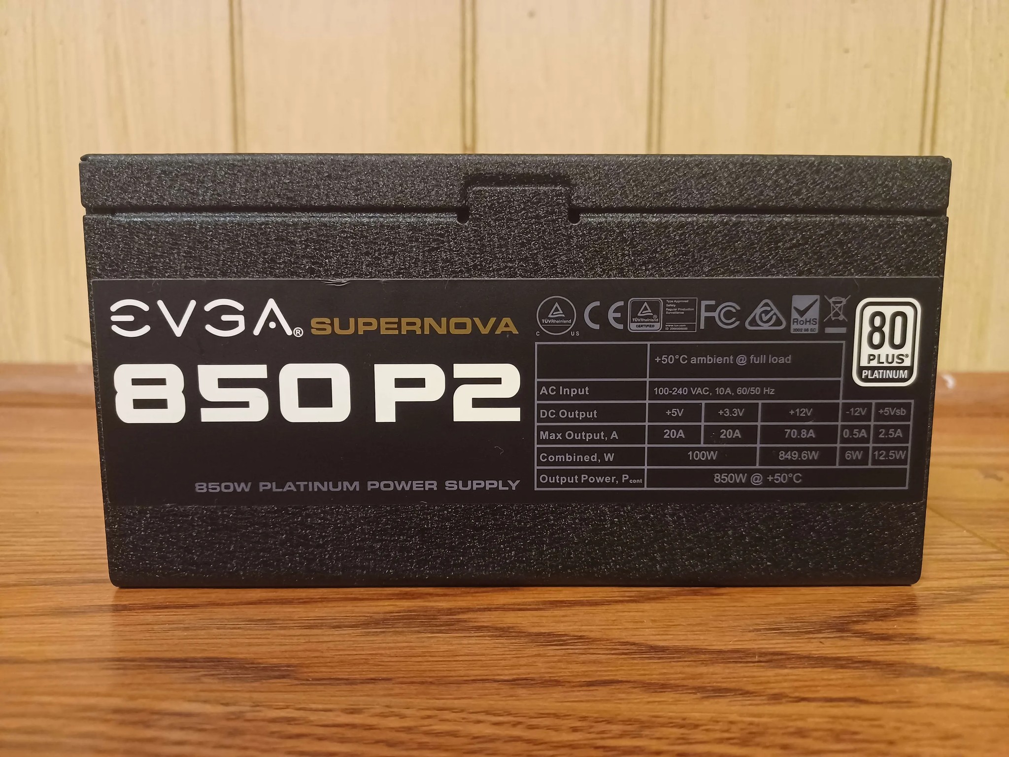 EVGA SuperNOVA 850w P2 80+ PLATINUM PSU