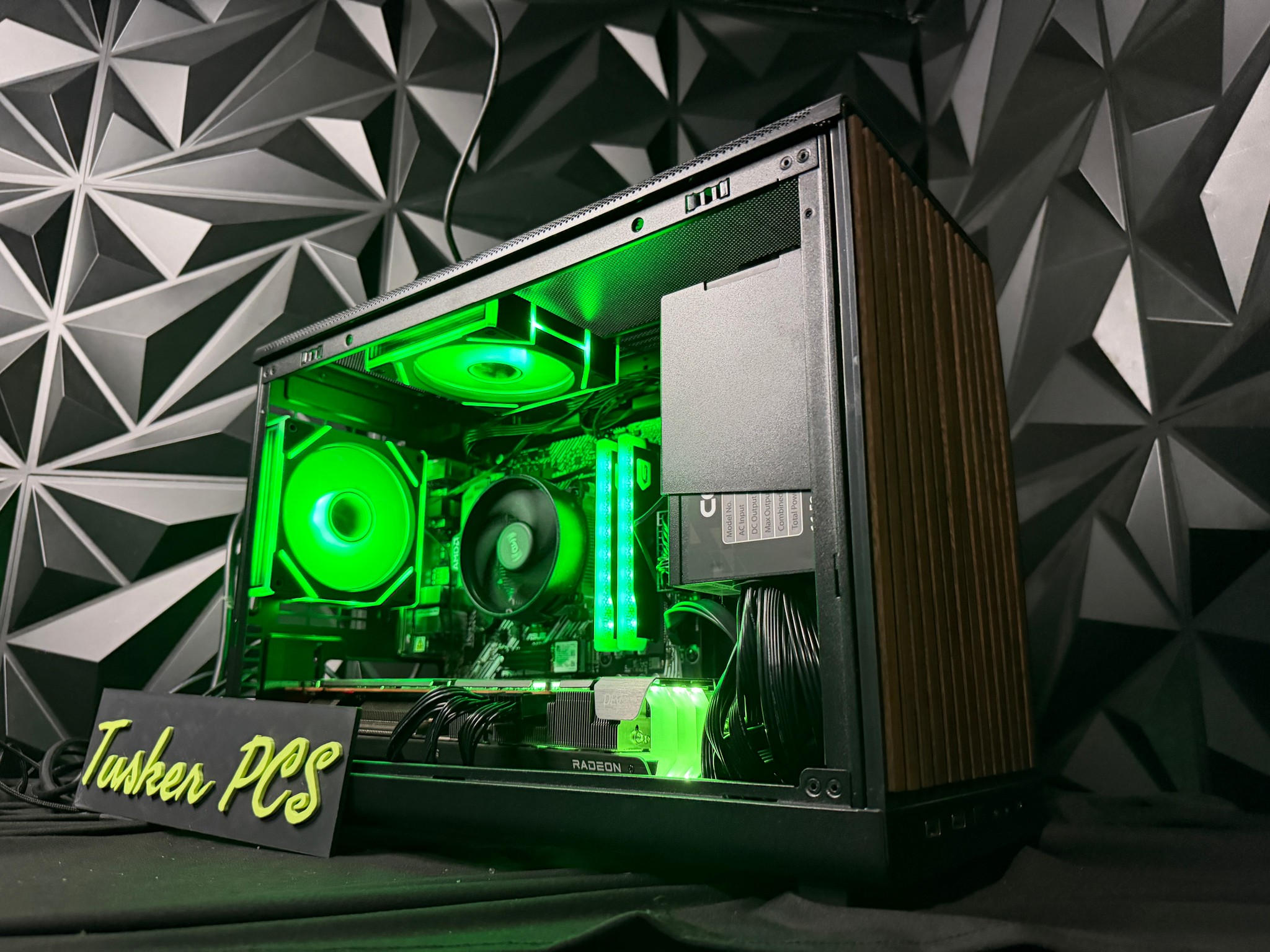 🌈🌲 NEON OAK 🌲🌈 Radeon RX 6750 XT Custom Gaming PC - Ryzen 5 5500