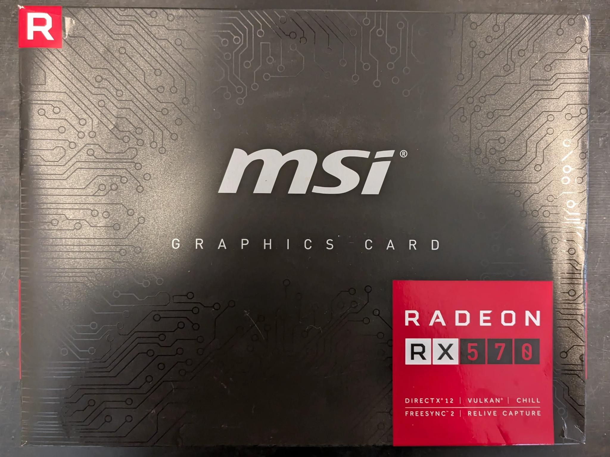 🎄SALE🎄MSI RX570 OC 8GB GDDR5 DirectX 12 VR Ready AMD
