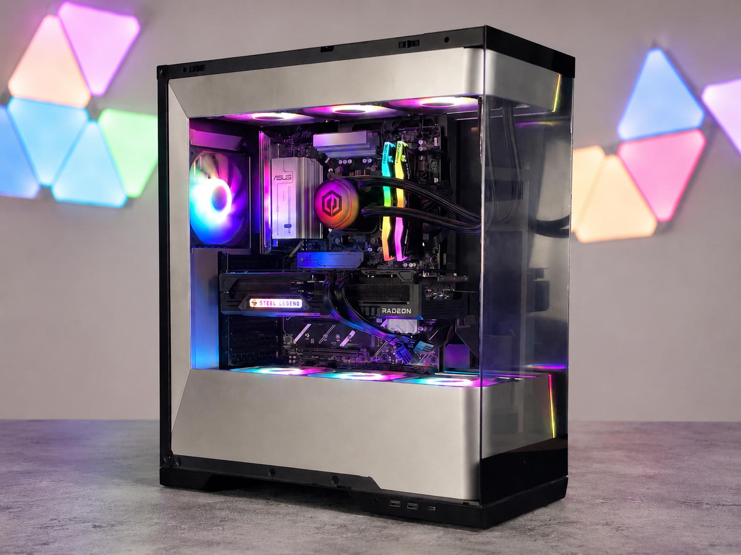 ⚪⚡ IRONCLAD XL Gaming PC | RX 9070 XT | Ryzen 7 9800x3D | 32GB | 2TB SSD | WiFi + BT | FREE SHIPPING