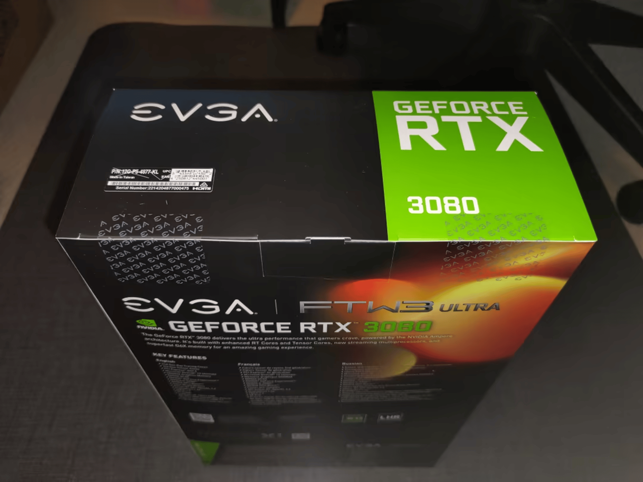 New EVGA FTW3 Ultra Gaming 3080 12GB