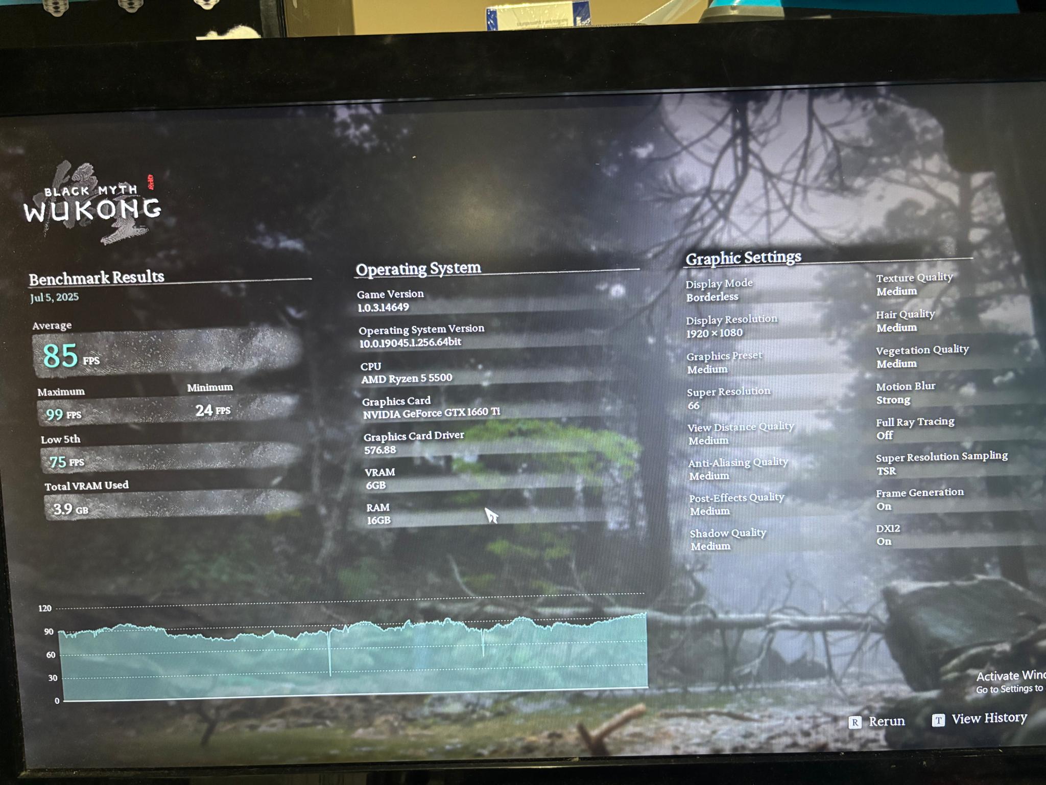 Gaming PC Ryzen 5 5500 GTX 1660 TI 16GB DDR4