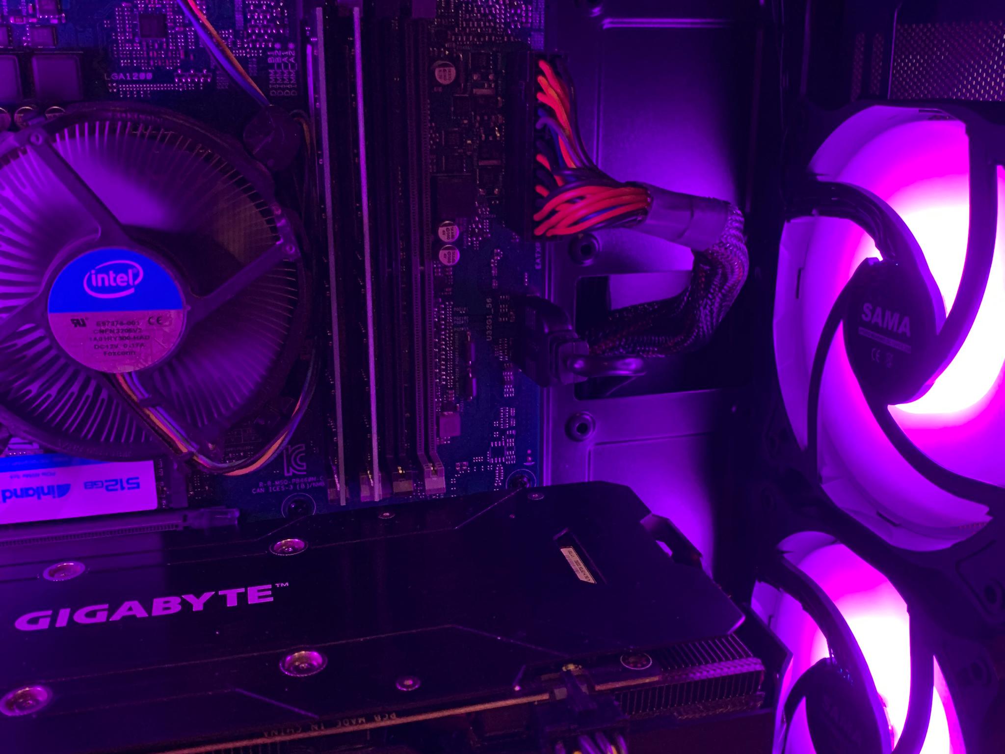 NVIDIA GTX 1070 10100f FORTNITE READY 16GB DDR4 500GB M.2 SSD ARGB LIGHTING WINDOWS 10