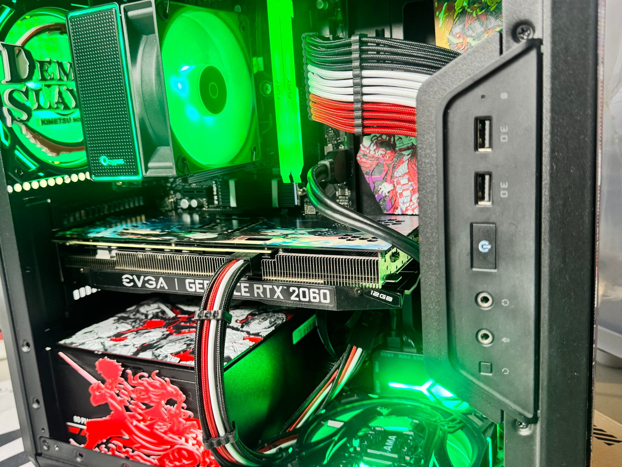 GeForce RTX 2060 12GB Custom Gaming PC - Ryzen 5 5500, 32GB RAM, 512GB NVMe SSD
