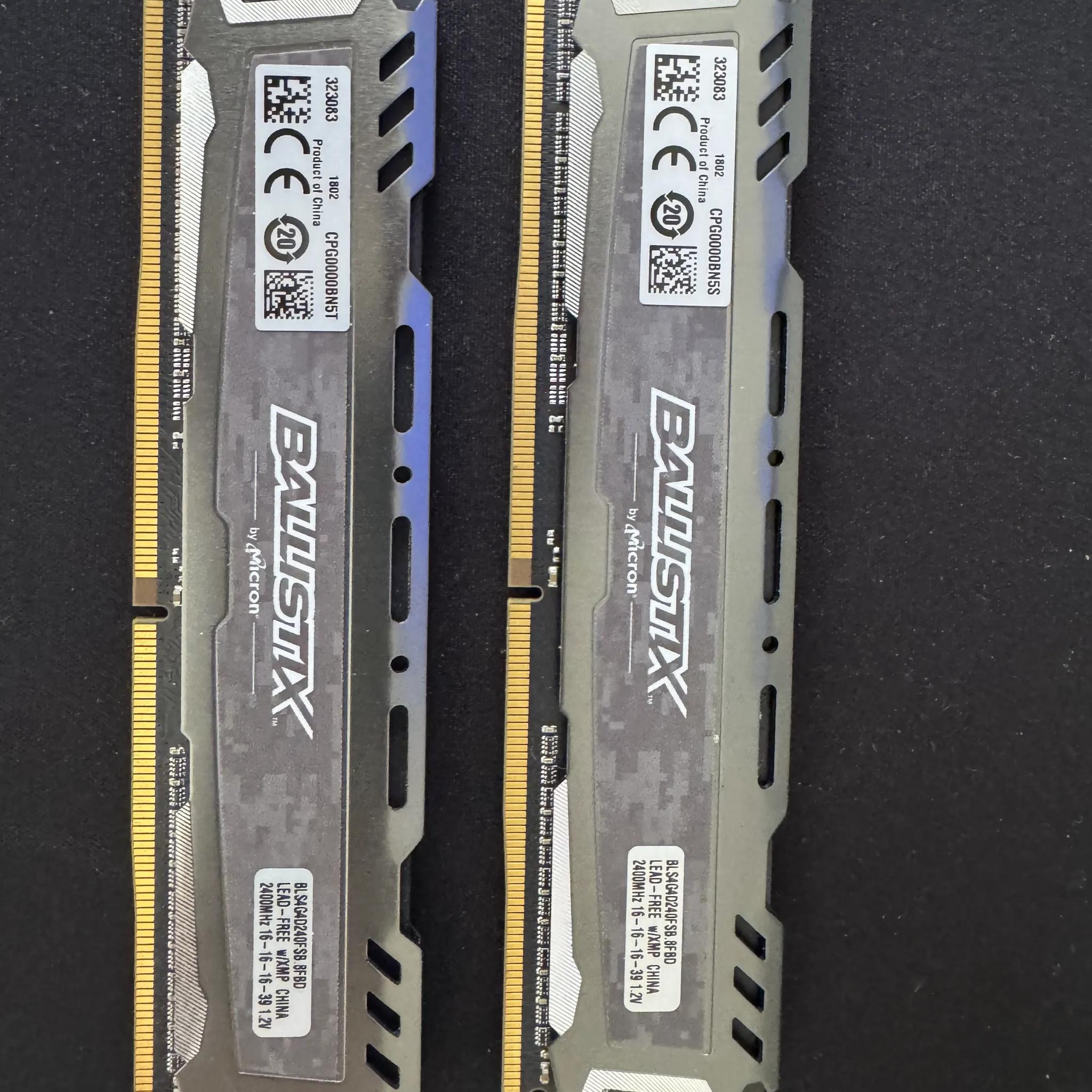Micron Ballistix Sport 8GB (2x4GB) DDR4 2400MHz