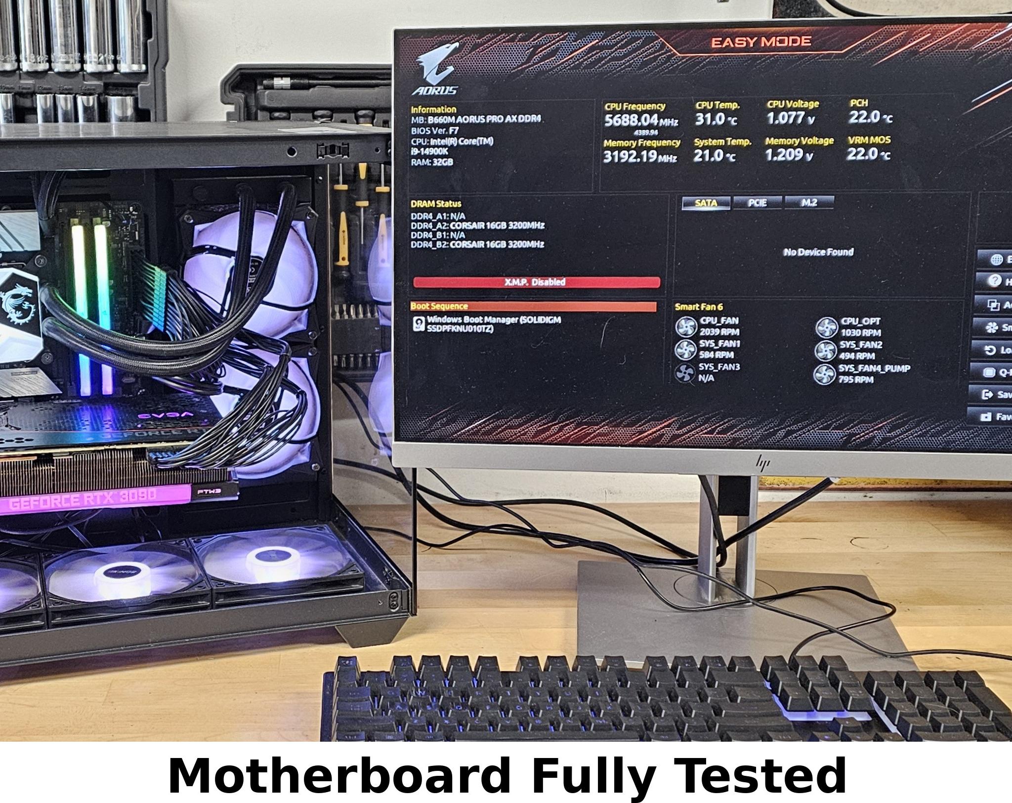 Gigabyte B660M AORUS PRO AX LGA1700 WIFI DDR4 Motherboard