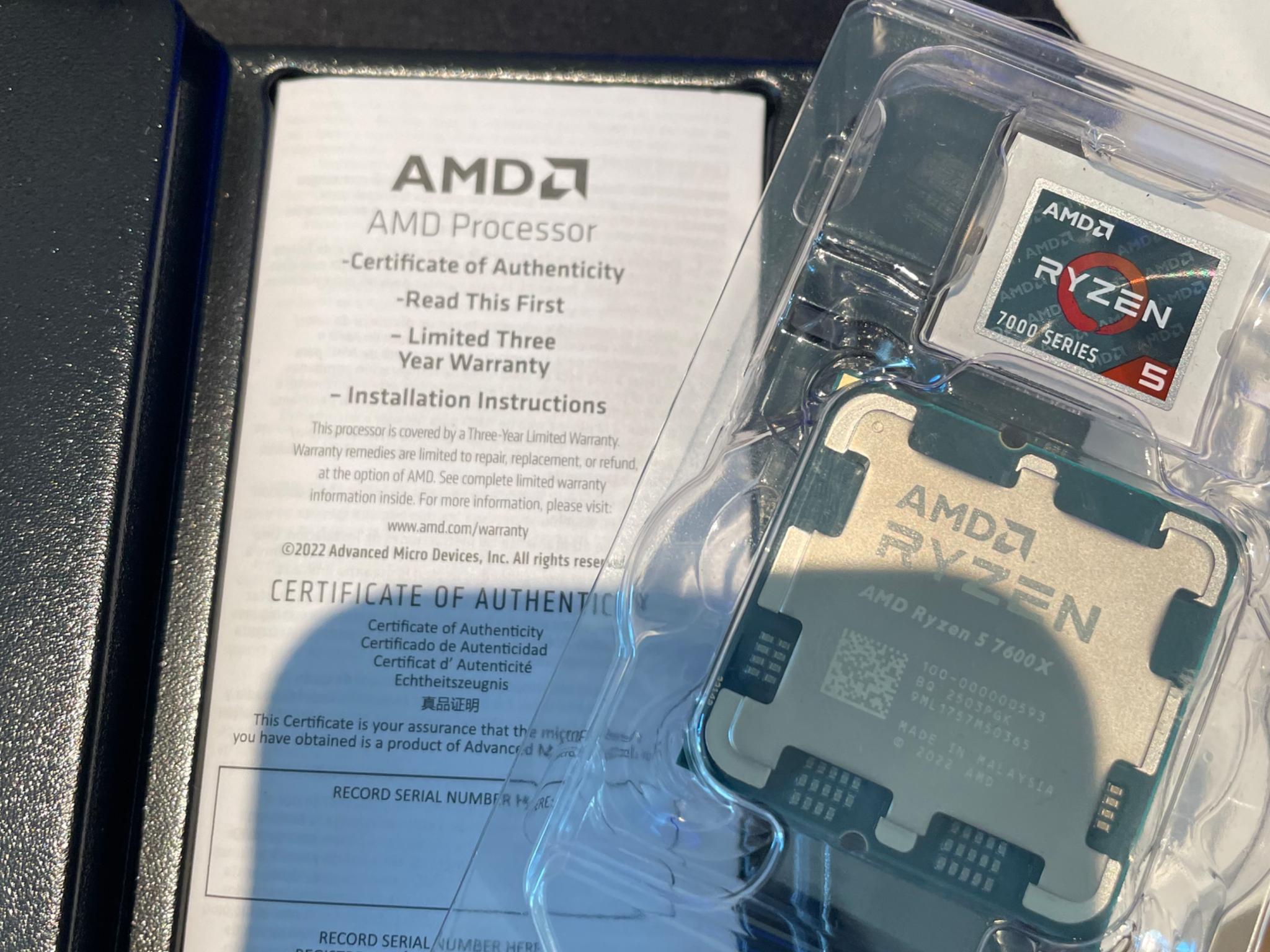 Ryzen 5 7600x Opened box never used