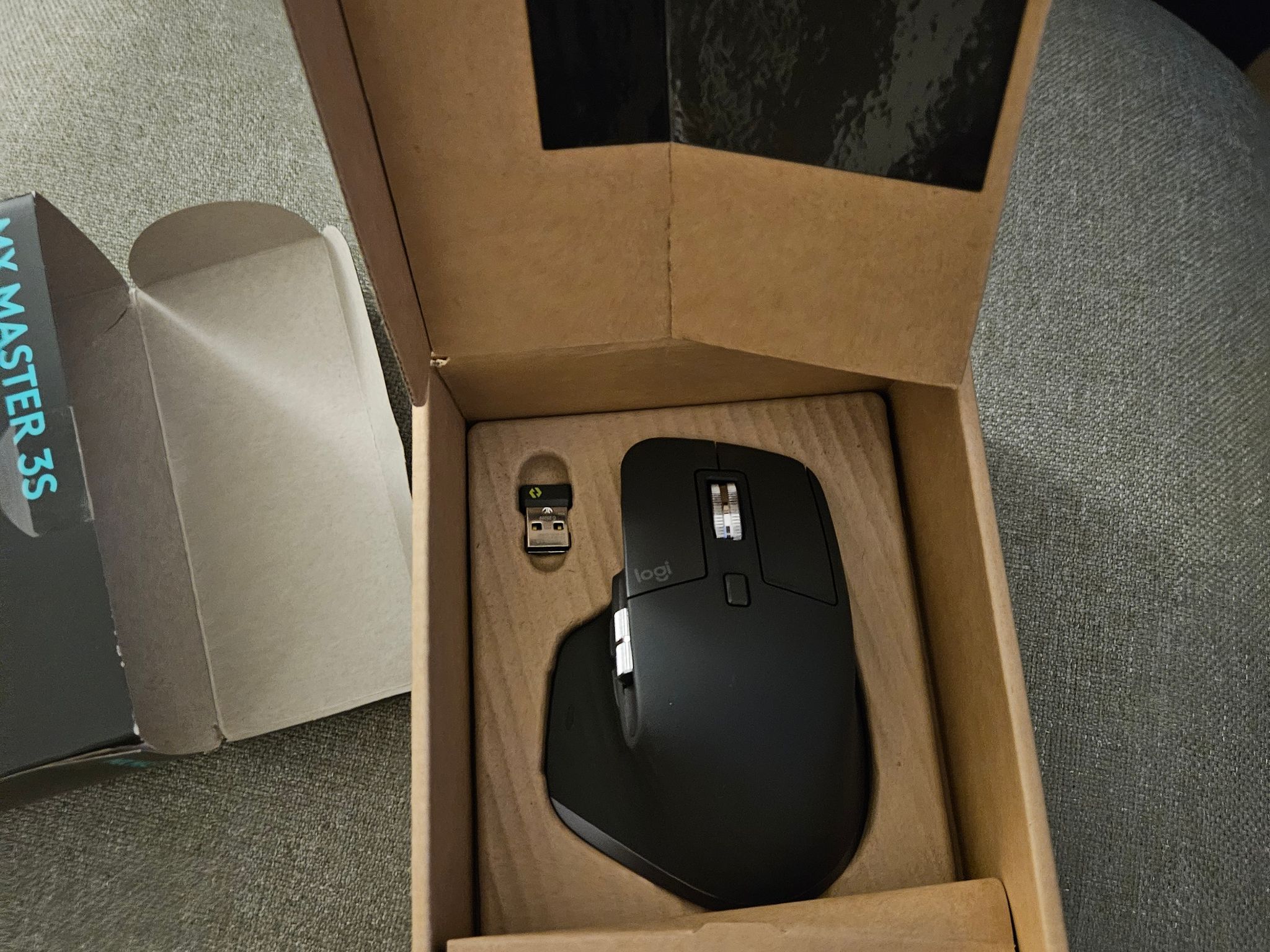 Logitech MX Master 3S Wireless Mouse Logi Bolt - Graphite