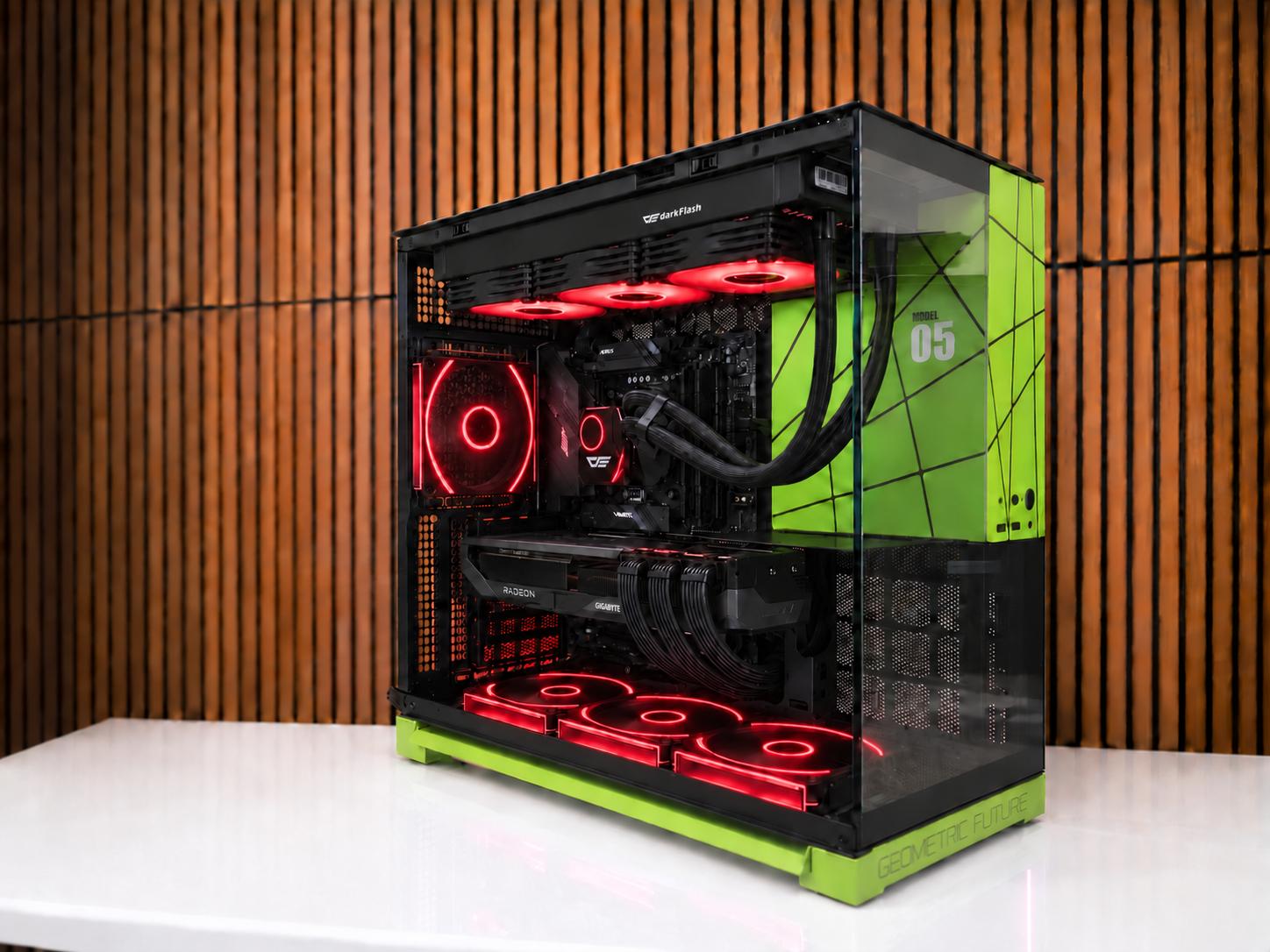 THE HULK 💚V2| RX 9070XT 16G| Ryzen 9 7950X3D | 32GB DDR5 | 1TB NVME | GOLD PSU | Windows 11 |