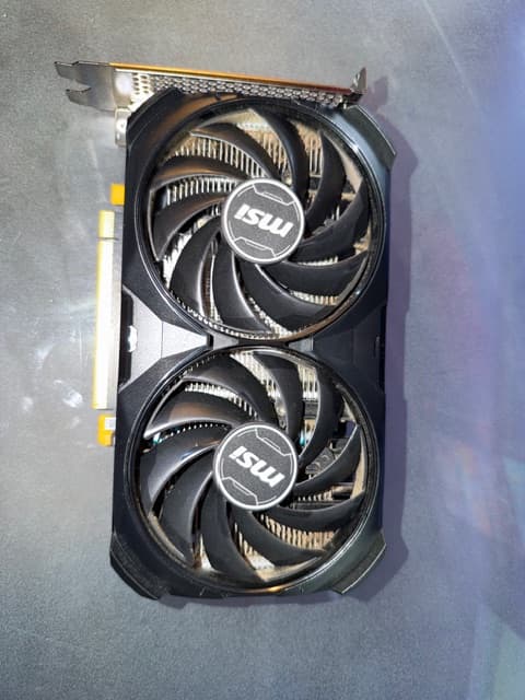 MSI GeForce RTX 4060 VENTUS 2X BLACK 8G OC