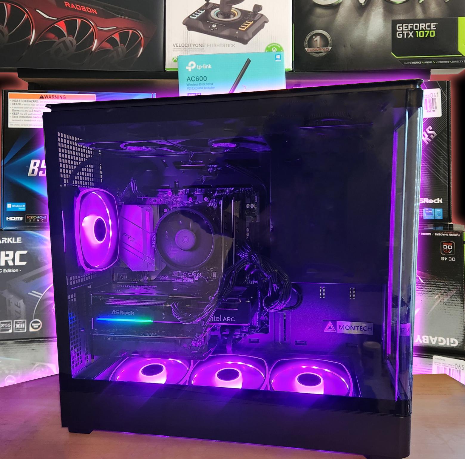 Ryzen 5 3600, Intel Asrock Challenger b570, 32Gb ram, 1Tb nvme ssd