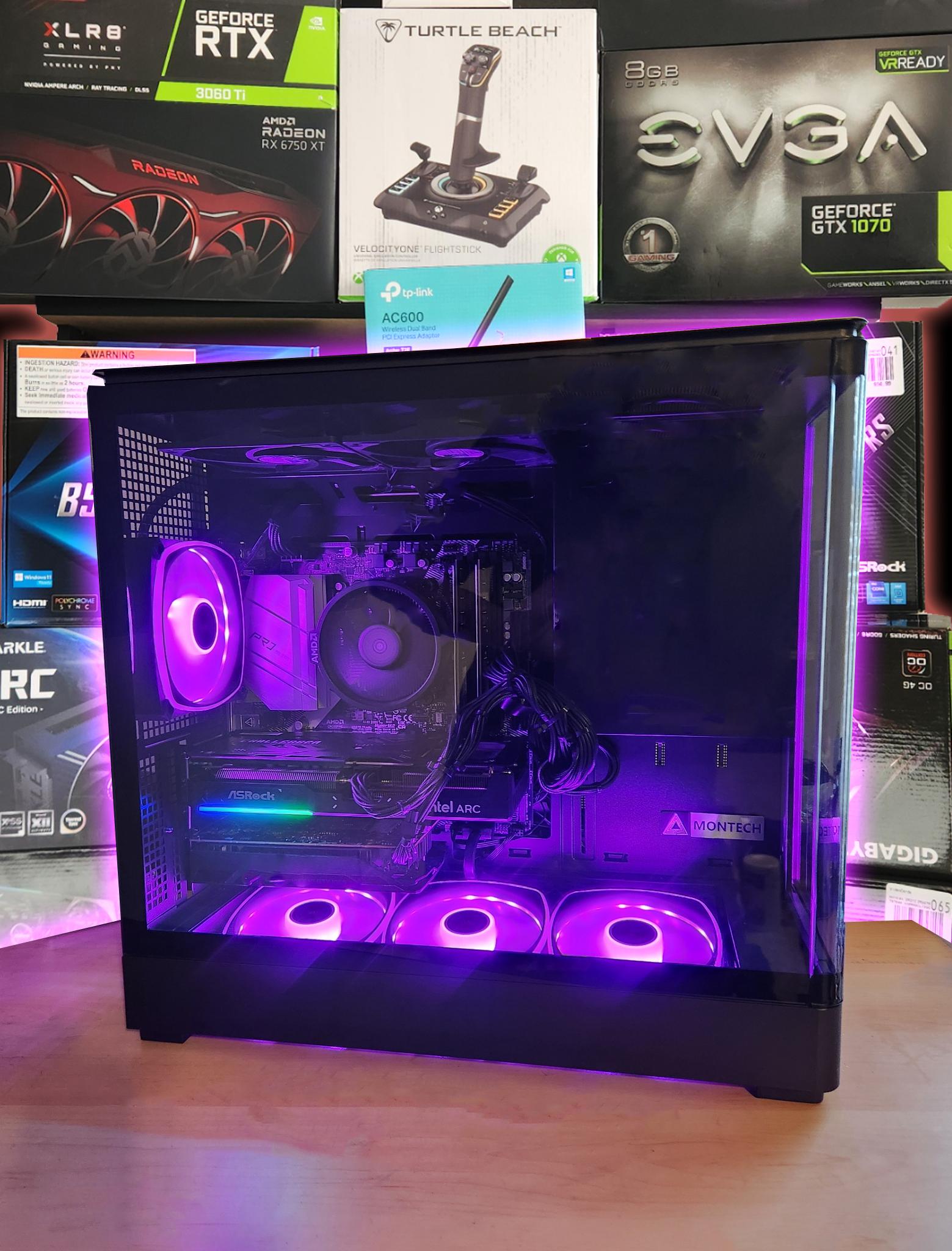 Ryzen 5 3600, Intel Asrock Challenger b570, 32Gb ram, 1Tb nvme ssd
