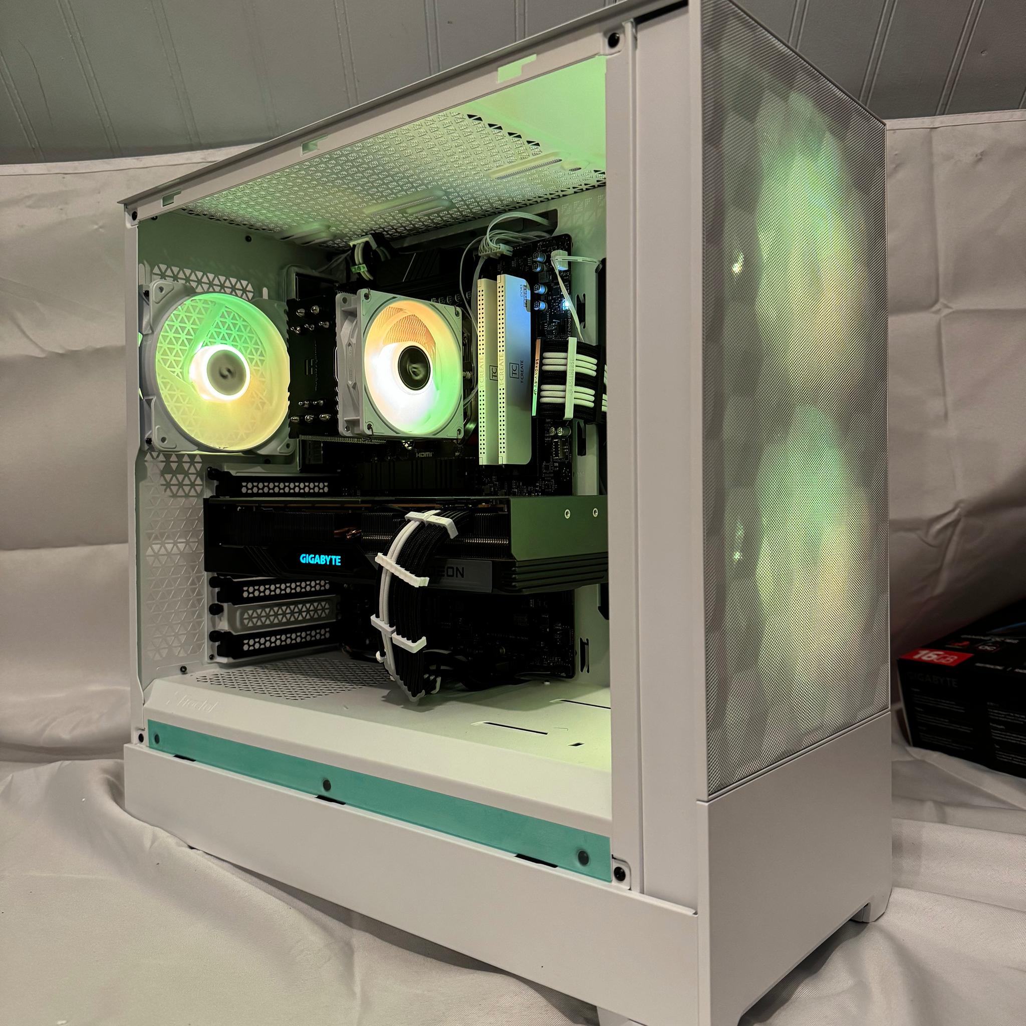 "The Golden Standard" Ryzen 5 7500f, Rx 7800xt, 32gb, WiFi gaming pc