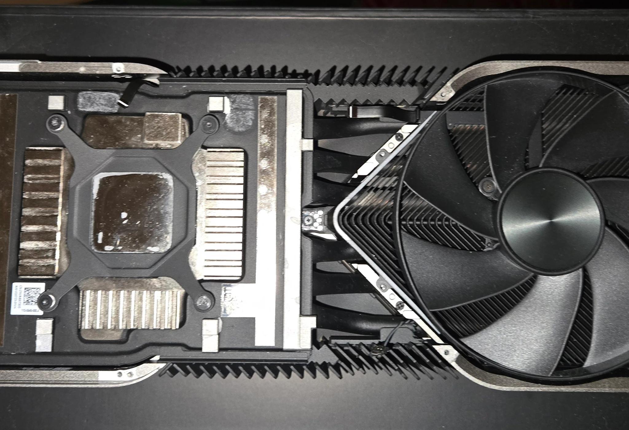 4090 Founders Heatsink Fans Shroud Only No GPU