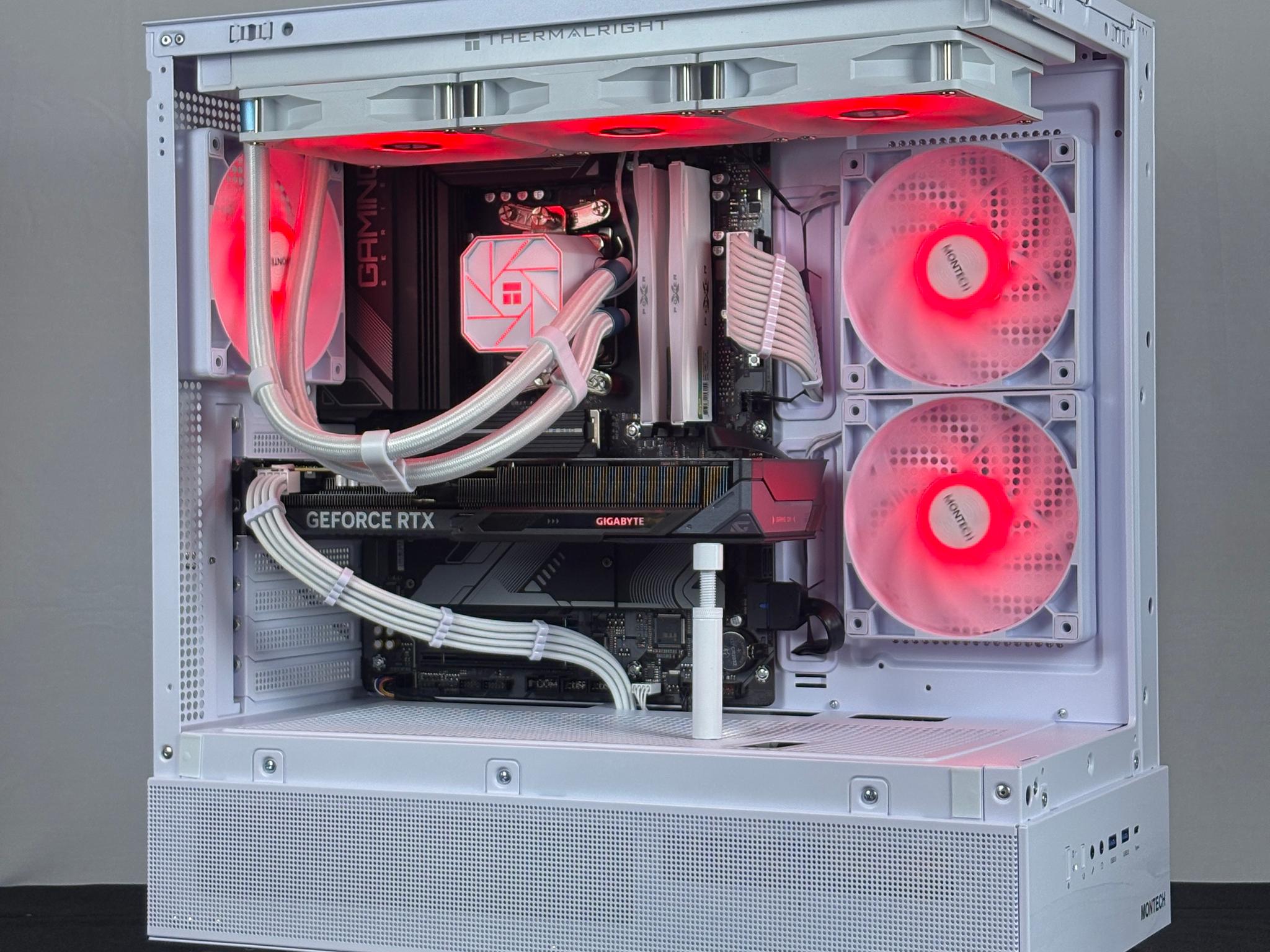 🤍 White RTX 5060 + Ryzen 5 PC | 32GB DDR5 | Full ARGB Control | WiFi + BT