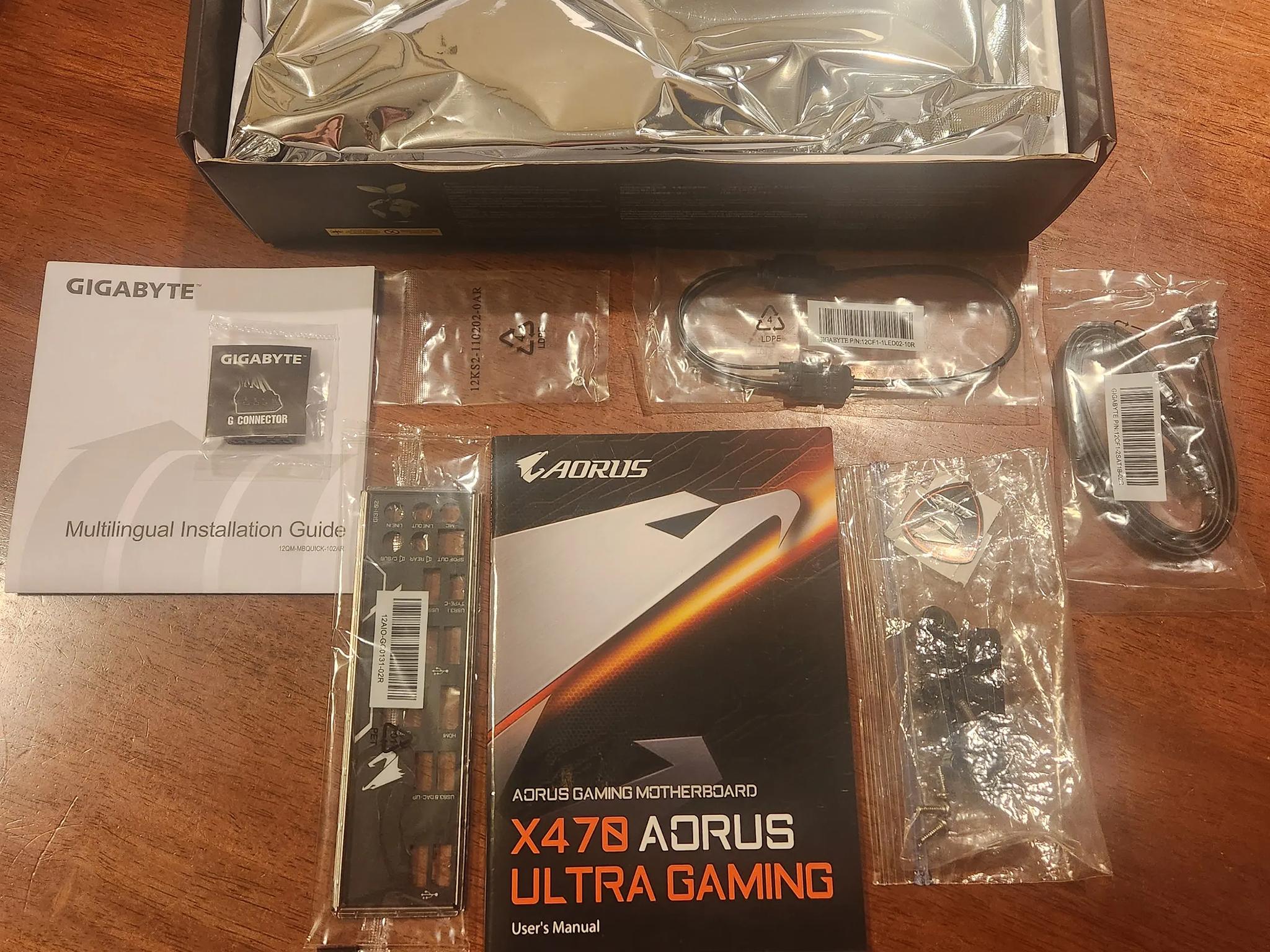 GIGABYTE X470 AORUS Ultra Gaming AM4 ATX AMD Motherboard Socket Ryzen