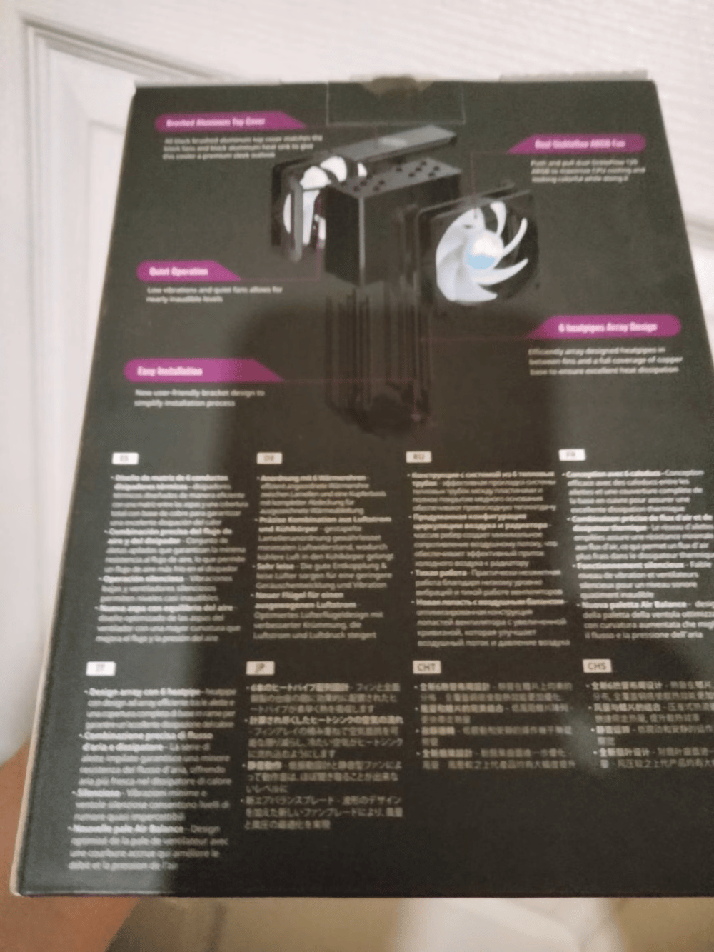 BNIB Cooler Master MasterAir MA612 Stealth ARGB CPU Cooler