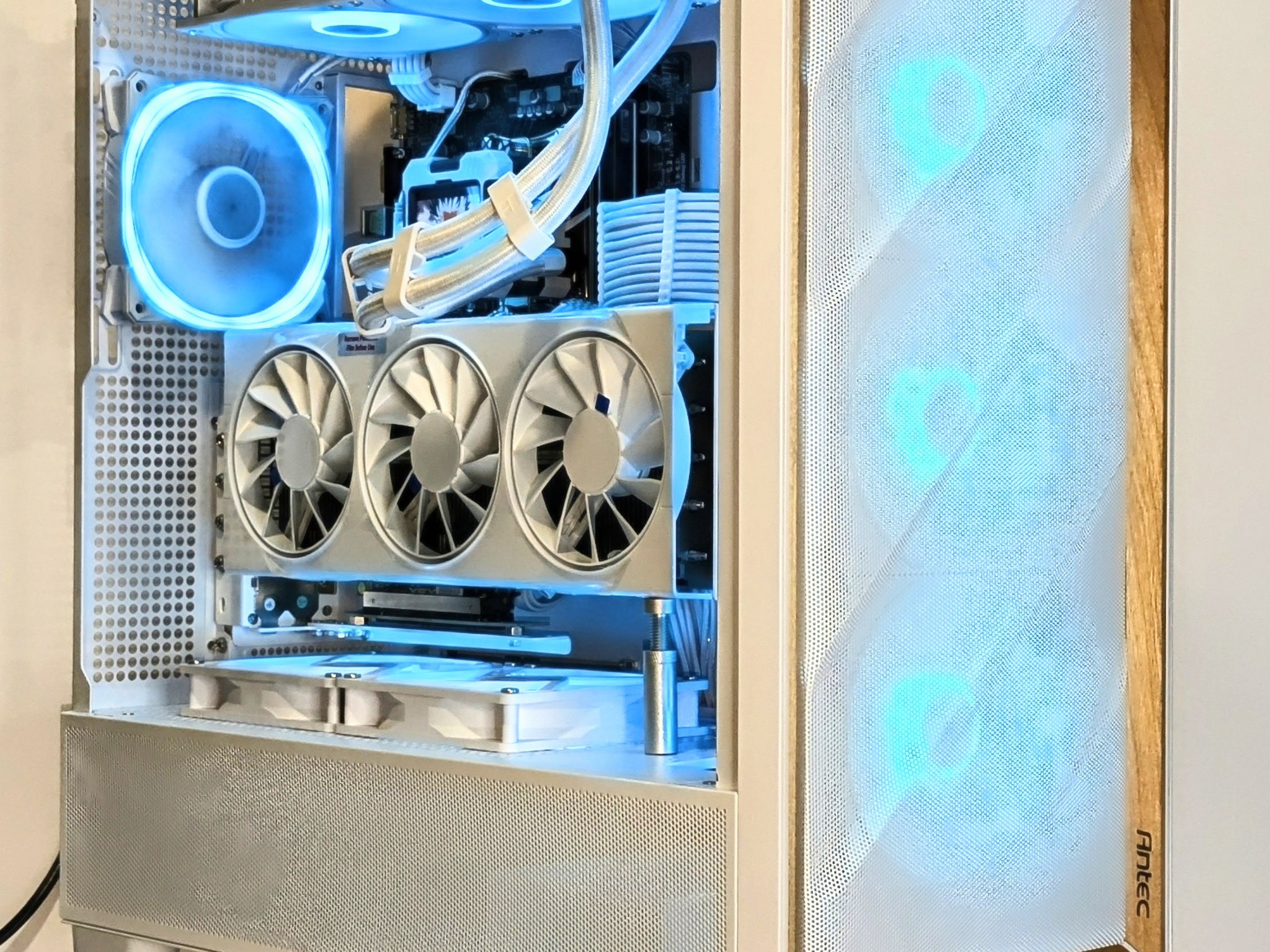 All-White Birch PC | Ryzen 7 7800X3D | XFX RX 9070 (XT Flashed - 29.5k Time Spy)