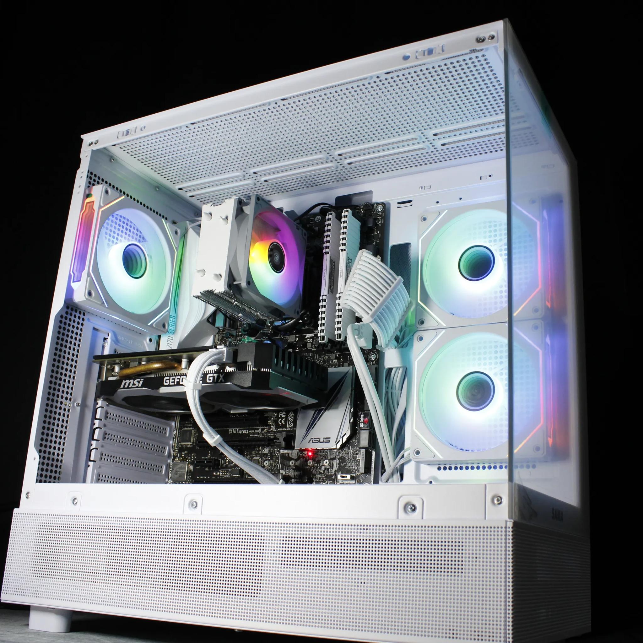 White Gaming PC [GTX 1660 Super][ Intel i7]