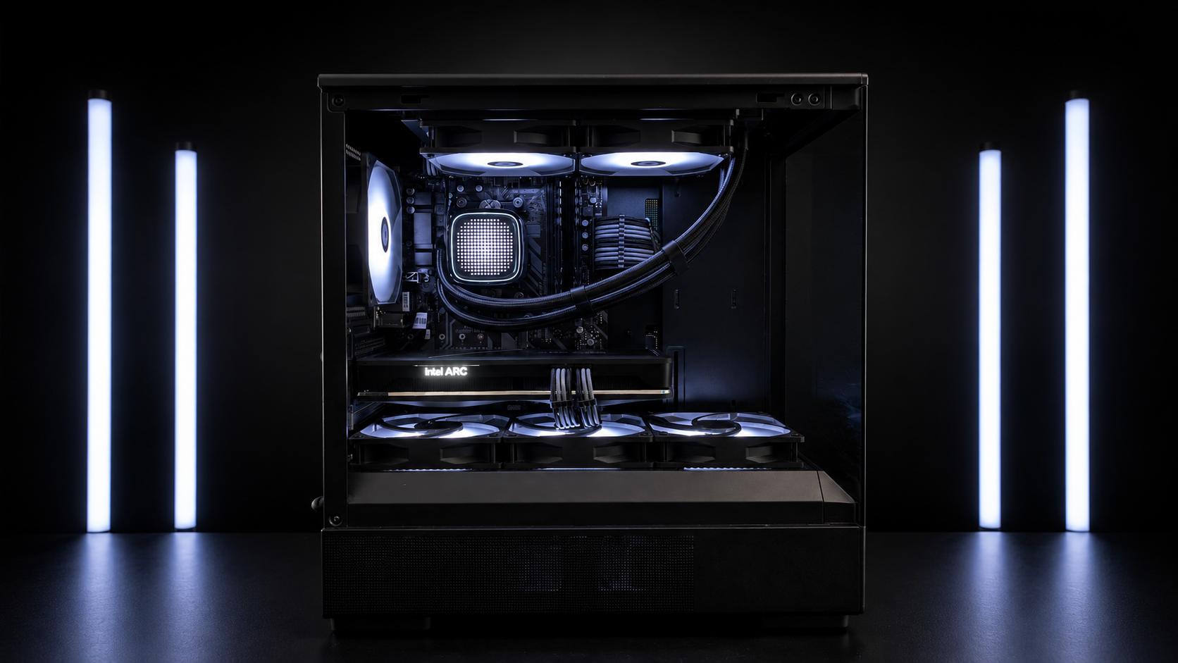 💫Quasar💫| Mid-Range Gaming PC | Arc a750 | Ryzen 5 3600 | 2+ TB | Liquid Cooled