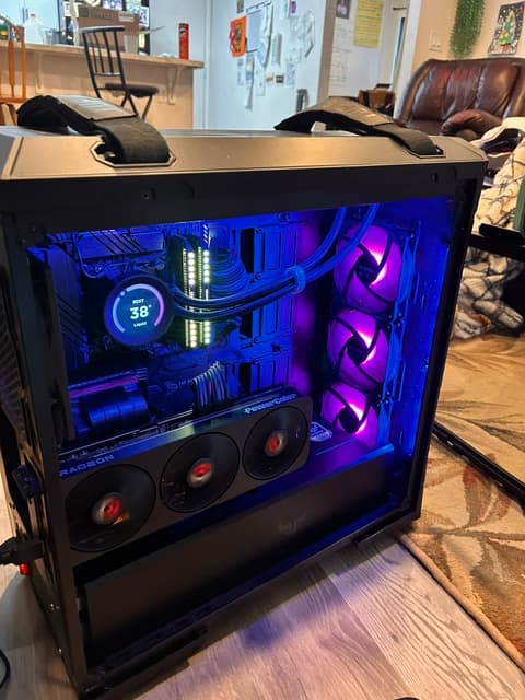 Custom ASUS GAMING PC POWER COLOR RX 9070XT