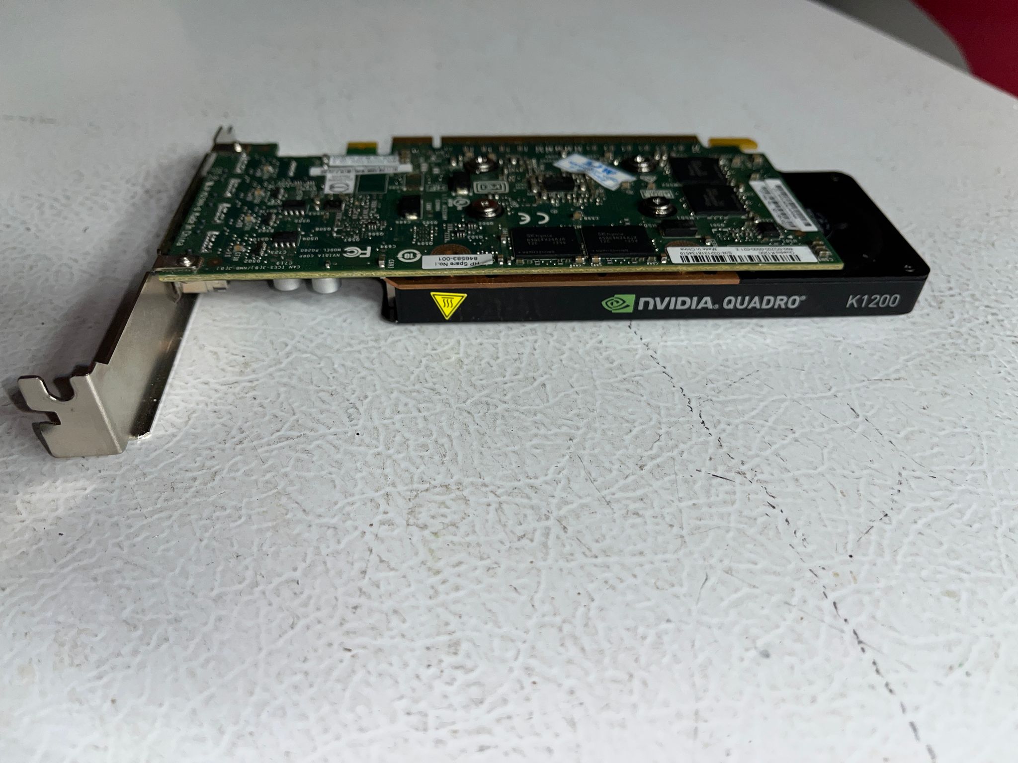 NVIDIA Quadro K1200 4GB GDDR5 GPU – 4× Mini DP – Full‑Height Bracket – Tested