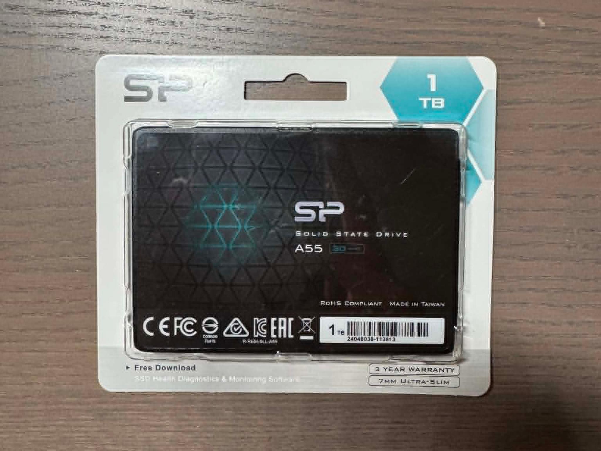 Silicon Power A55 1TB 2.5" SATAIII SSD Solid State Drive Black New Sealed
