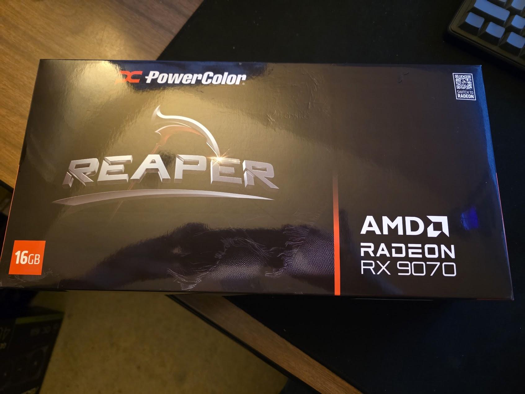 AMD Radeon PowerColor Reaper RX 9070 16gb