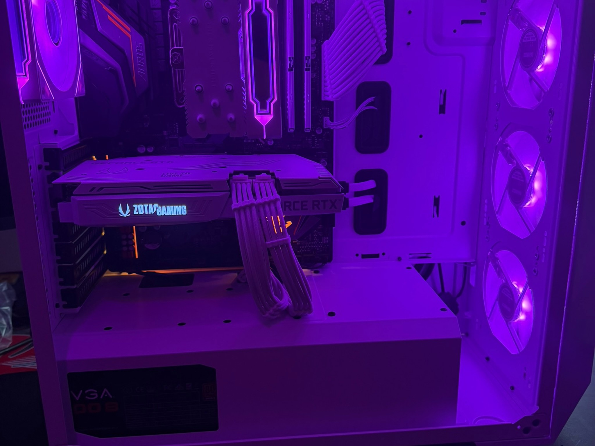 🖥️ Custom White RGB Gaming PC| 7 5800X |  RTX 3060 Ti  | 32GB RAM  |  Ultra-Cooled | 🖥️