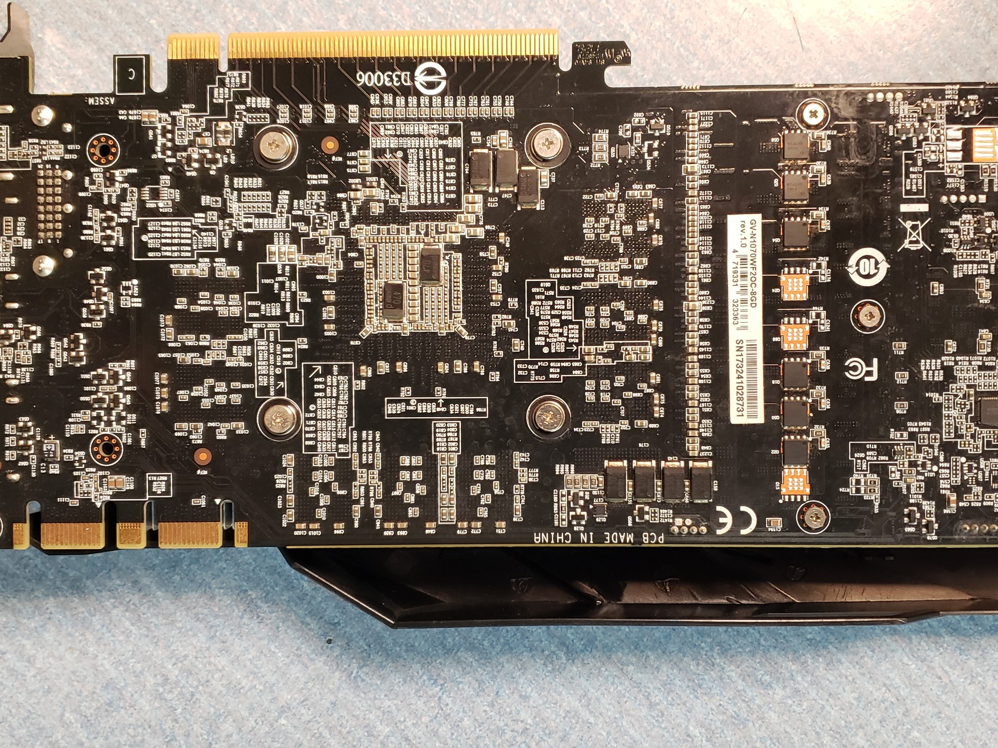 Gigabyte GTX 1070 Windforce OC graphics card
