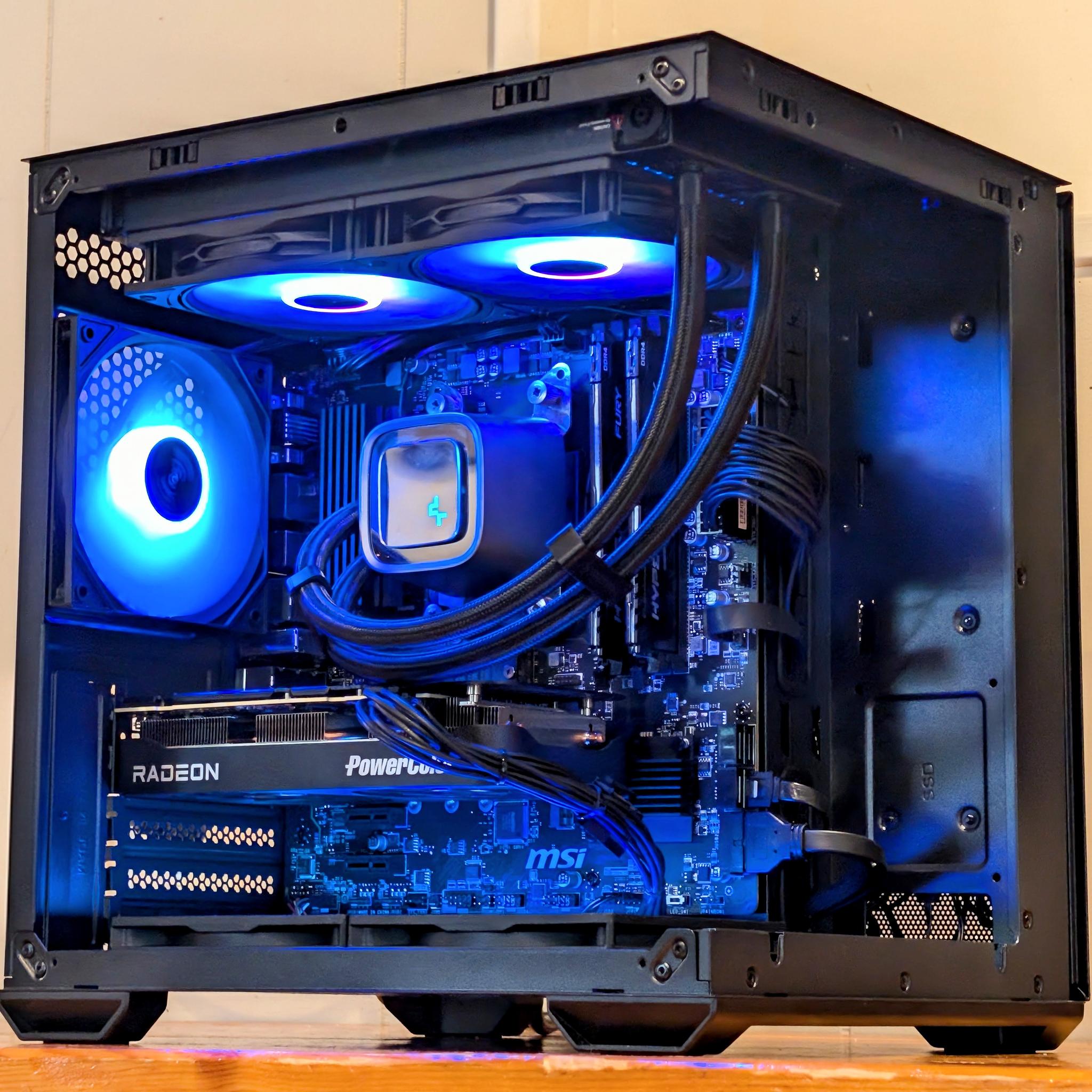 ⚡ Ryzen 5 5600X + RX 9060 XT 16GB | Compact 1440p Gaming PC