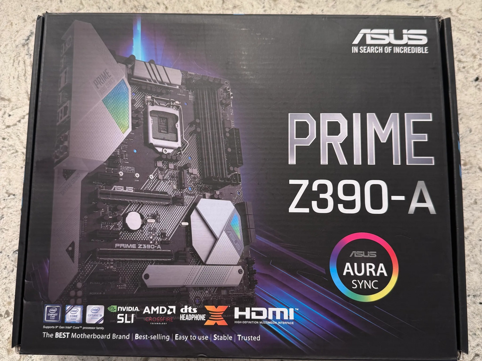 ASUS Prime Z390-A w/ i7-9700 processor
