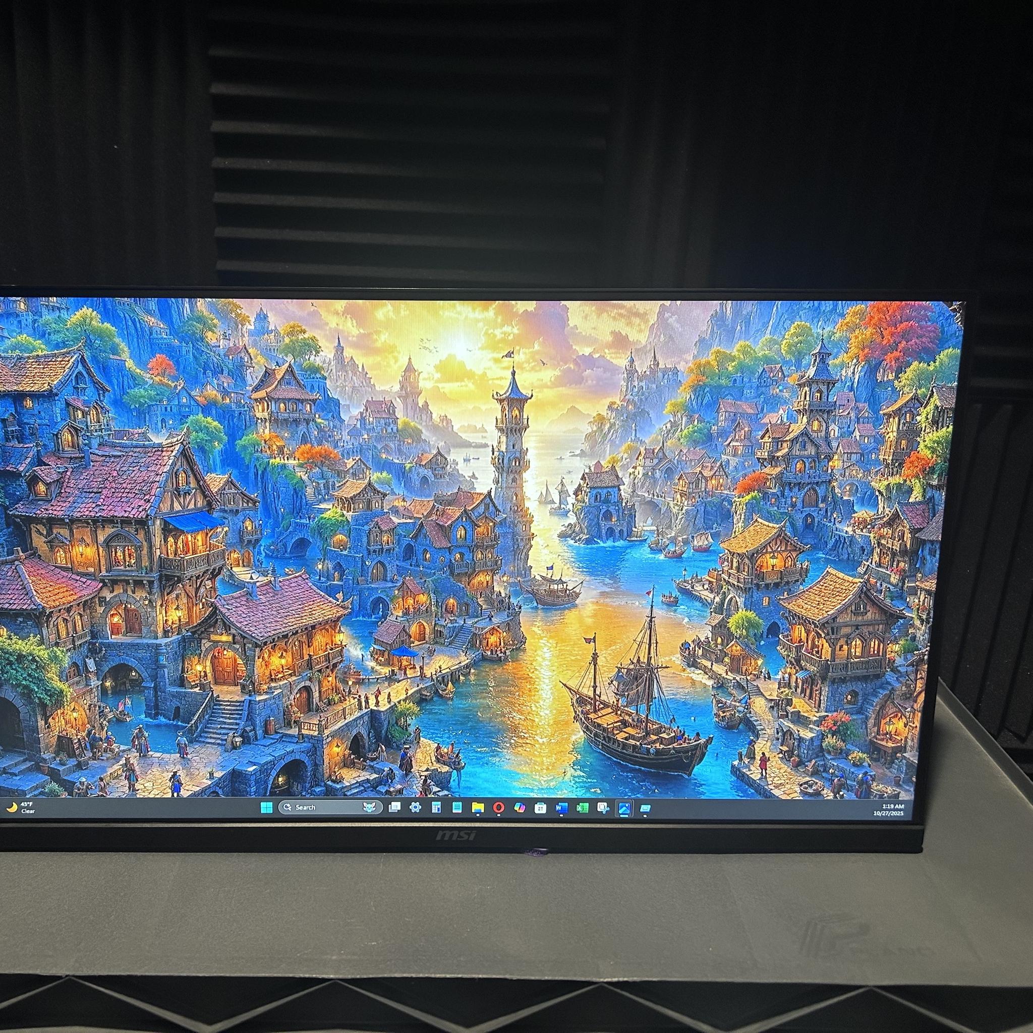 MSI 24.5" Full HD (1920 x 1080) 180Hz Gaming Monitor (G255F)