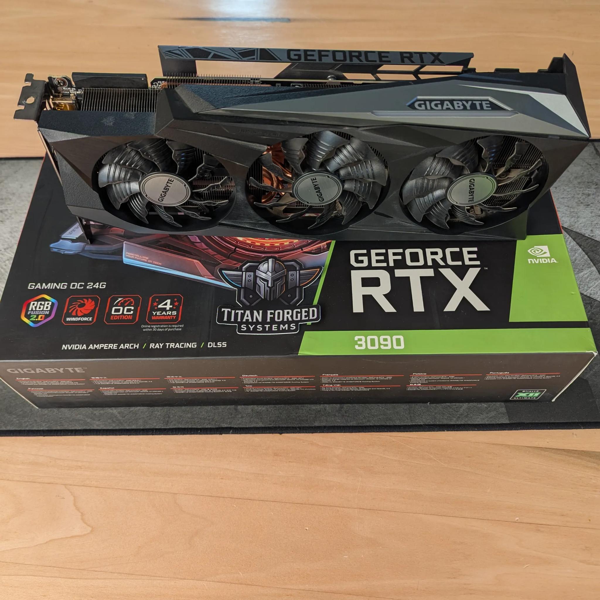 🔷 Gigabyte 3090 Gaming OC – 24GB Monster GPU | 4K Ready | Triple-Fan Cooling