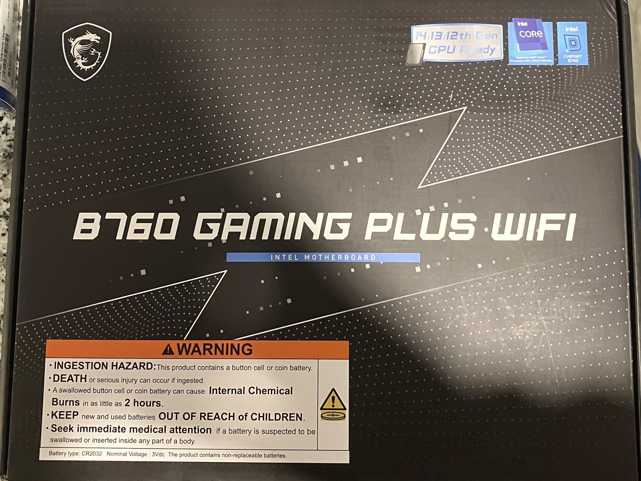 MSI B760 GAMING PLUS WIFI V1 DDR5 12/13/14 GEN