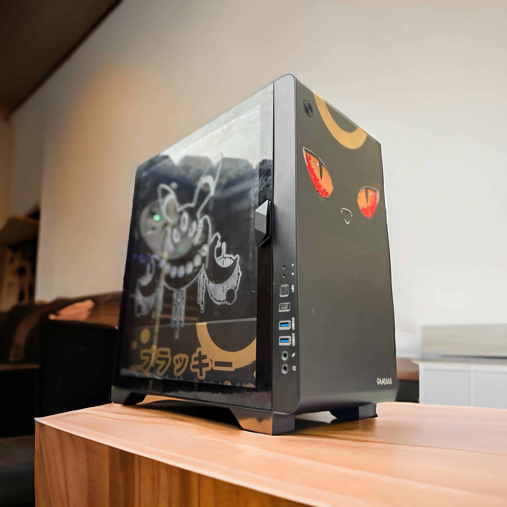 Custom PC Case - Pokemon Umbreon Themed