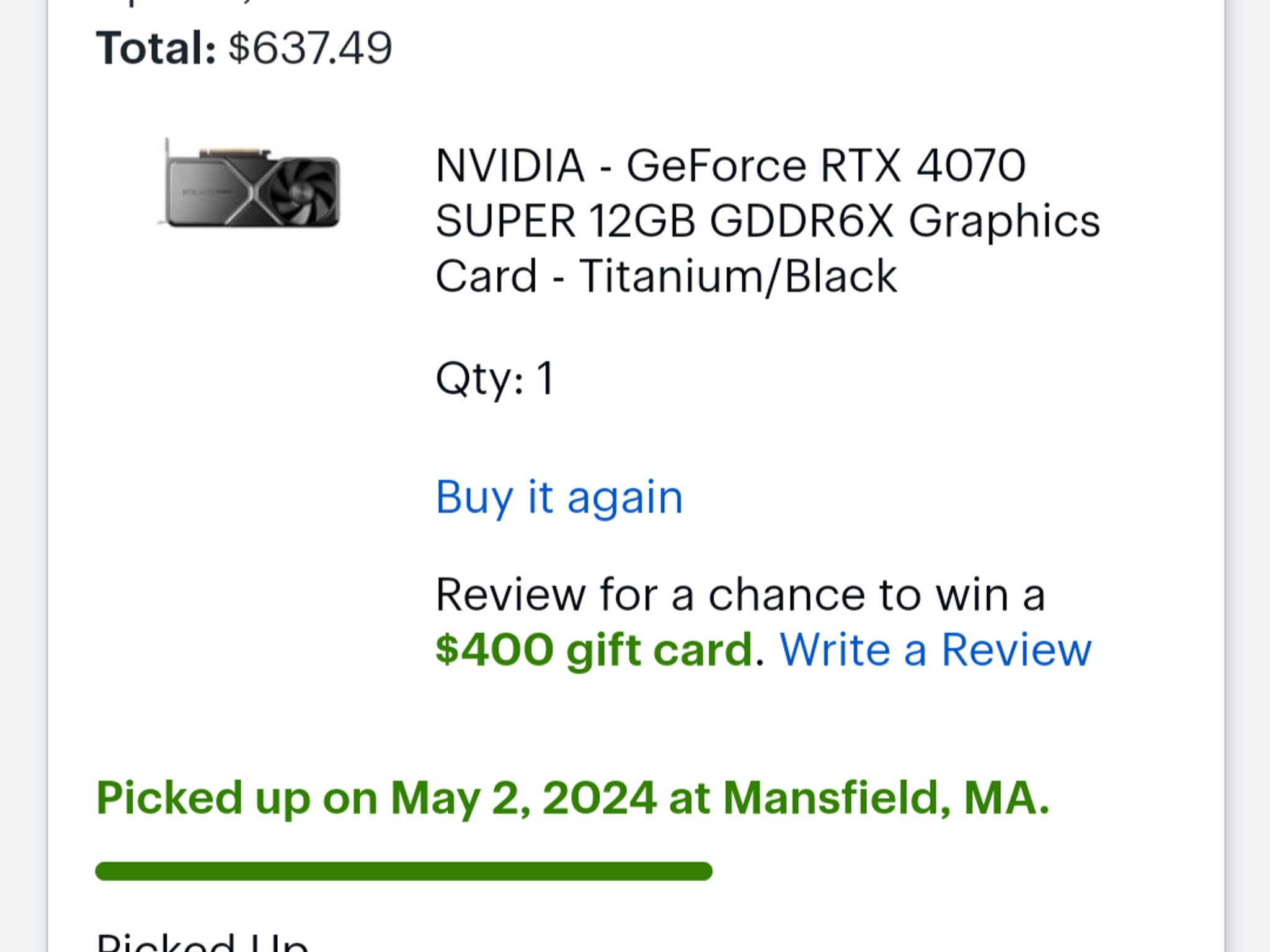 Nvidia 4070 Super FE