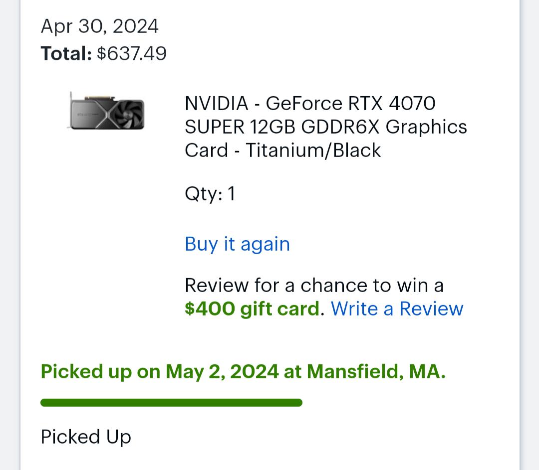 Nvidia 4070 Super FE