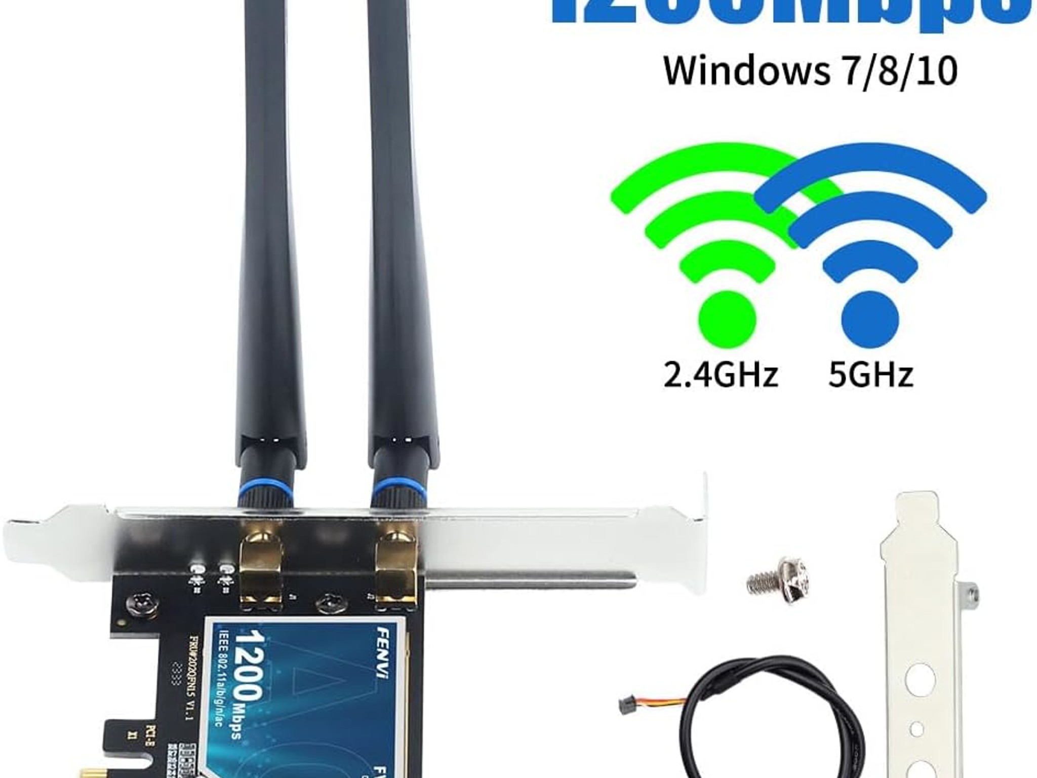 fenvi PCIe Network Card WiFI + Bluetooth 4.0 / Dual Antenna