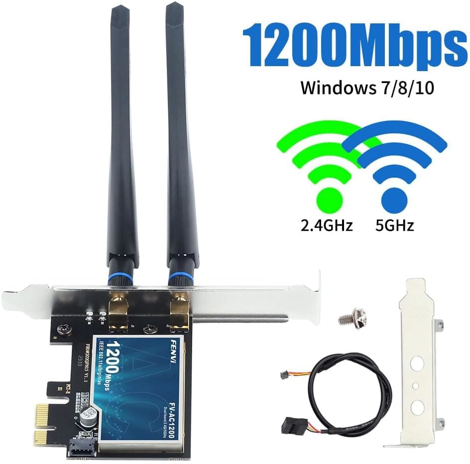 fenvi PCIe Network Card WiFI + Bluetooth 4.0 / Dual Antenna