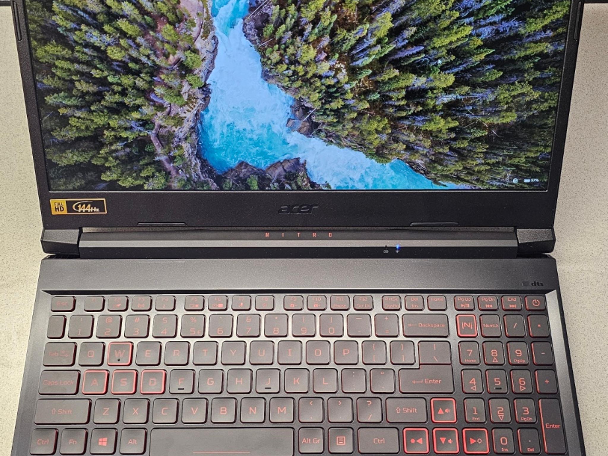 Acer Nitro 5, Core i5 11400H, GTX 1650, 32 gb ram, 1 tb SSD, 1920x1080 144 hz refresh display