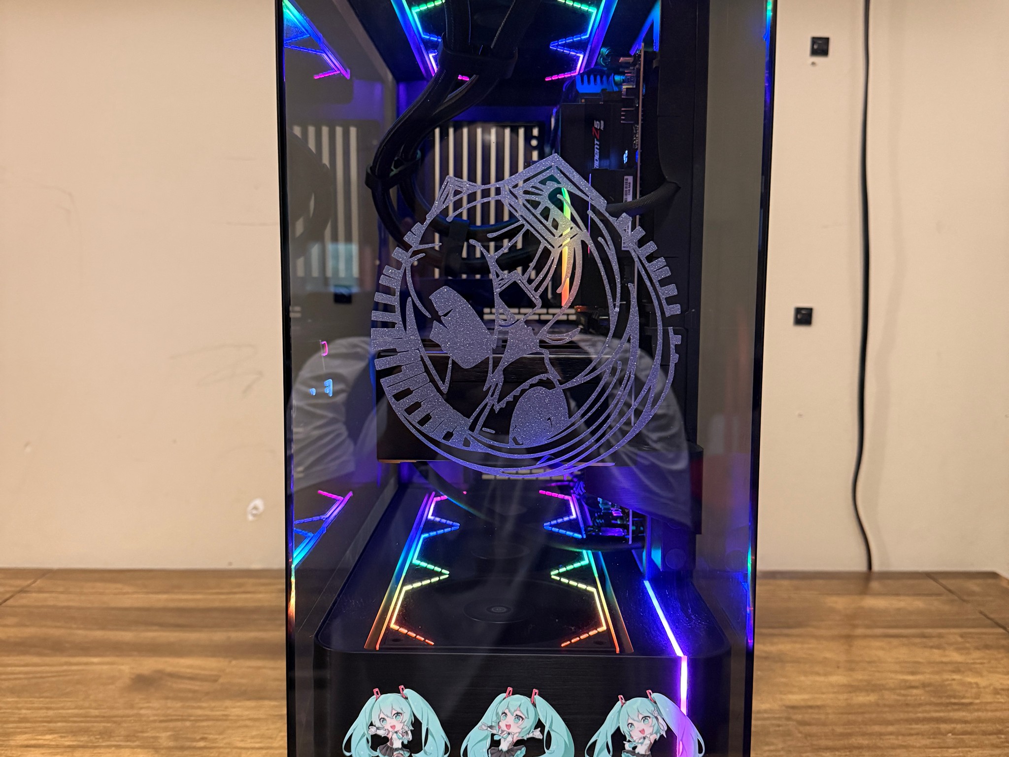 🎮 Hatsune Miku Edition Gaming PC – RTX 4080 SUPER + Ryzen 7 9800X3D 🚀